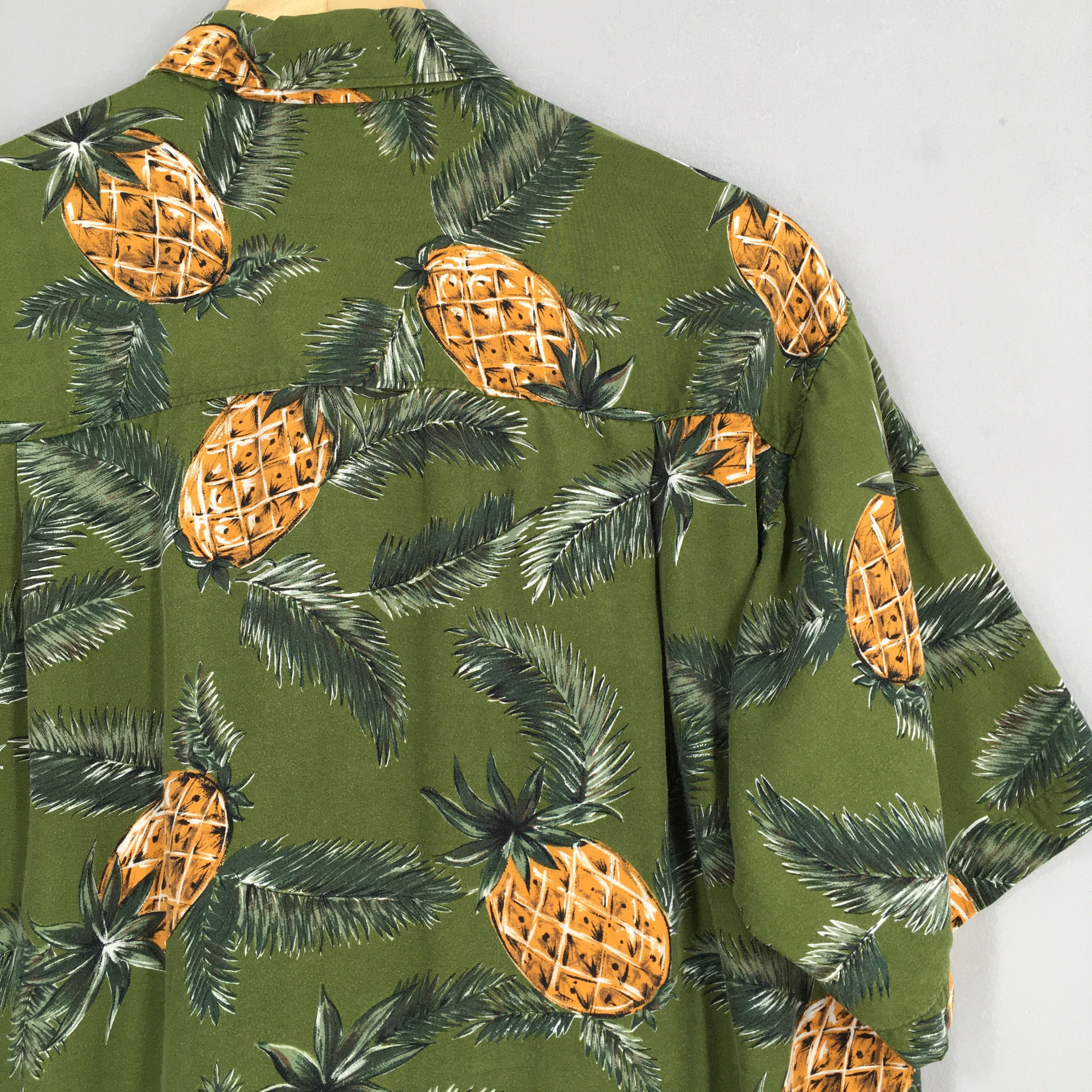 Other Hawaiian Pineapples Aloha Tropical Rayon Shirt Medium Size US M / EU 48-50 / 2 - 8 Thumbnail