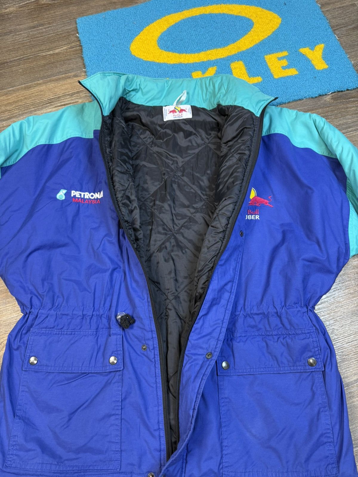 Red Bull × Vintage Vintage Red Bull Sauber Malaysia Blue Racing Jacket Size US L / EU 52-54 / 3 - 14 Thumbnail
