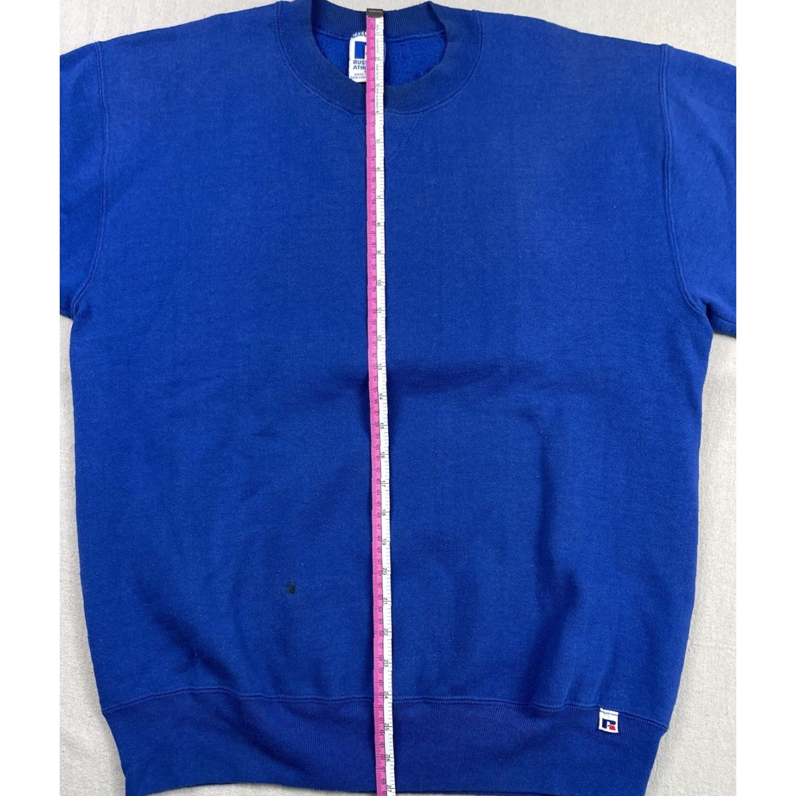 Russell Athletic VINTAGE Russell Athletic Crewneck Sweatshirt Men Large Blue 90s USA Pullover Sweatshirt Size US L / EU 52-54 / 3 - 7 Thumbnail