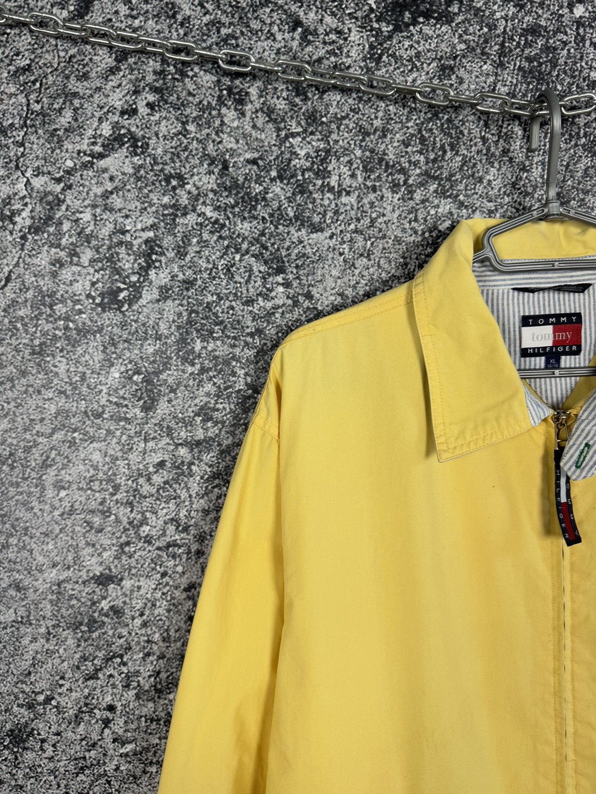 Tommy Hilfiger Men’s Tommy Hilfiger Zip Bomber Jacket Streetwear Yellow XL Size US XL / EU 56 / 4 - 3 Thumbnail
