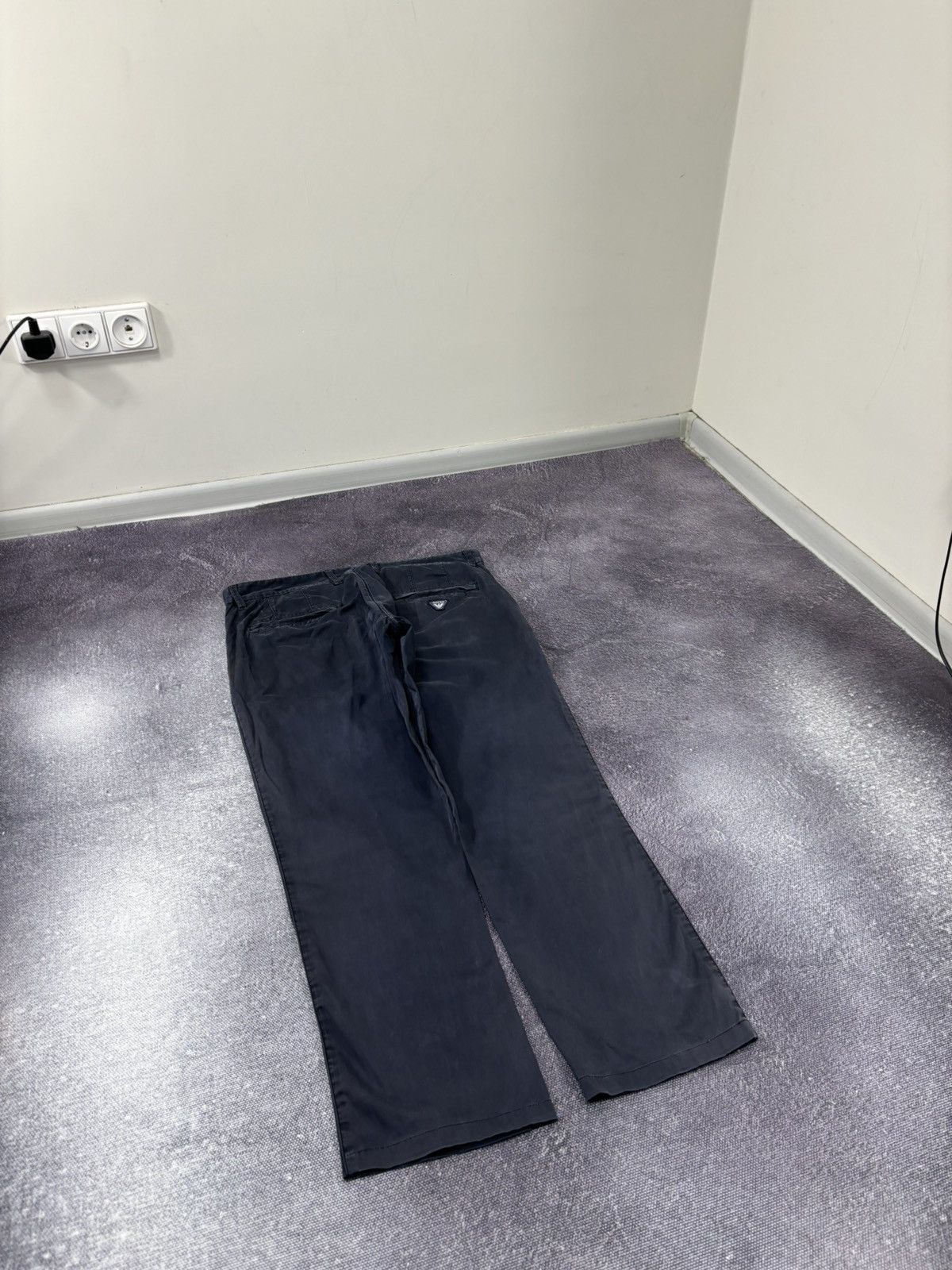Armani Armani Jeans Men’s Faded Navy Slim Fit Luxury Pants Trousers Size US 34 / EU 50 - 3 Thumbnail