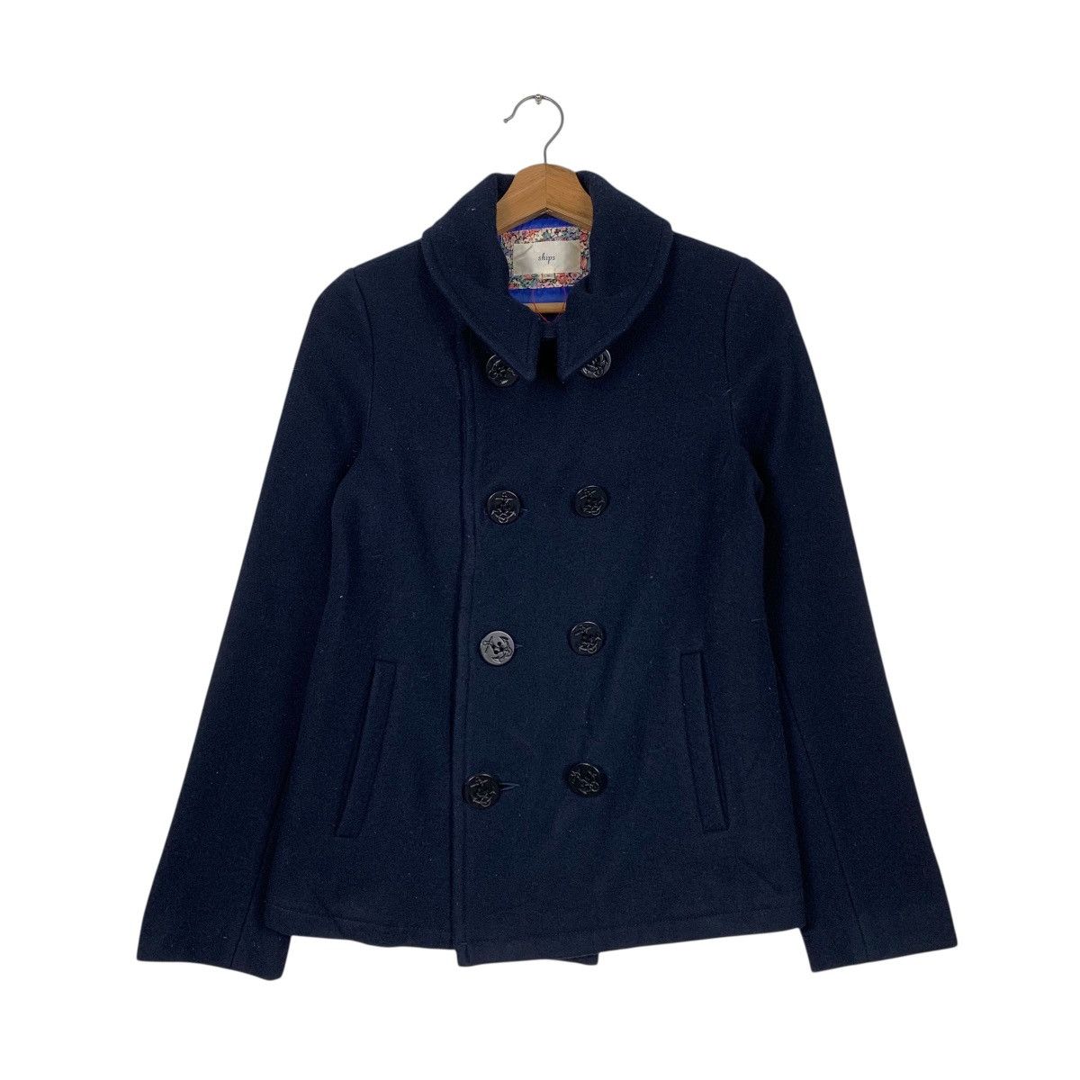 SHIPS Ships Double Breasted Wool Jacket Size S / US 4 / IT 40 - 1 Thumbnail
