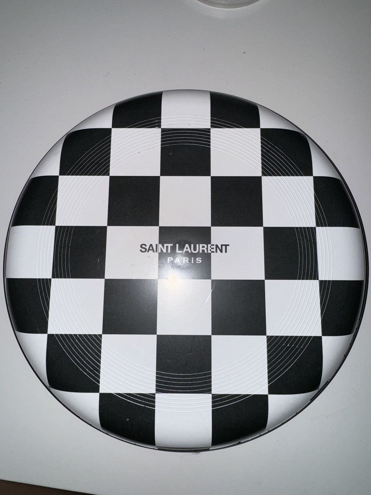Saint Laurent Paris × Yves Saint Laurent Saint Laurent Rive Droite Checkered Frisbee Size ONE SIZE - 2 Thumbnail