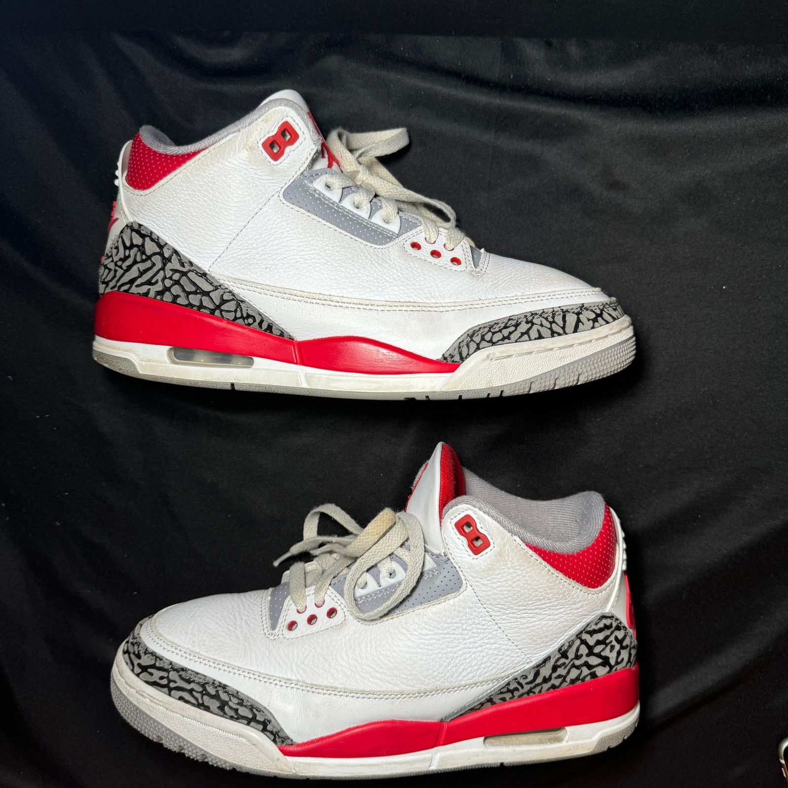 Jordan Brand × Nike Size 8 - Nike Air Jordan 3 Retro Fire Red 2022 Men's Shoes Size US 8 / EU 41 - 2 Thumbnail