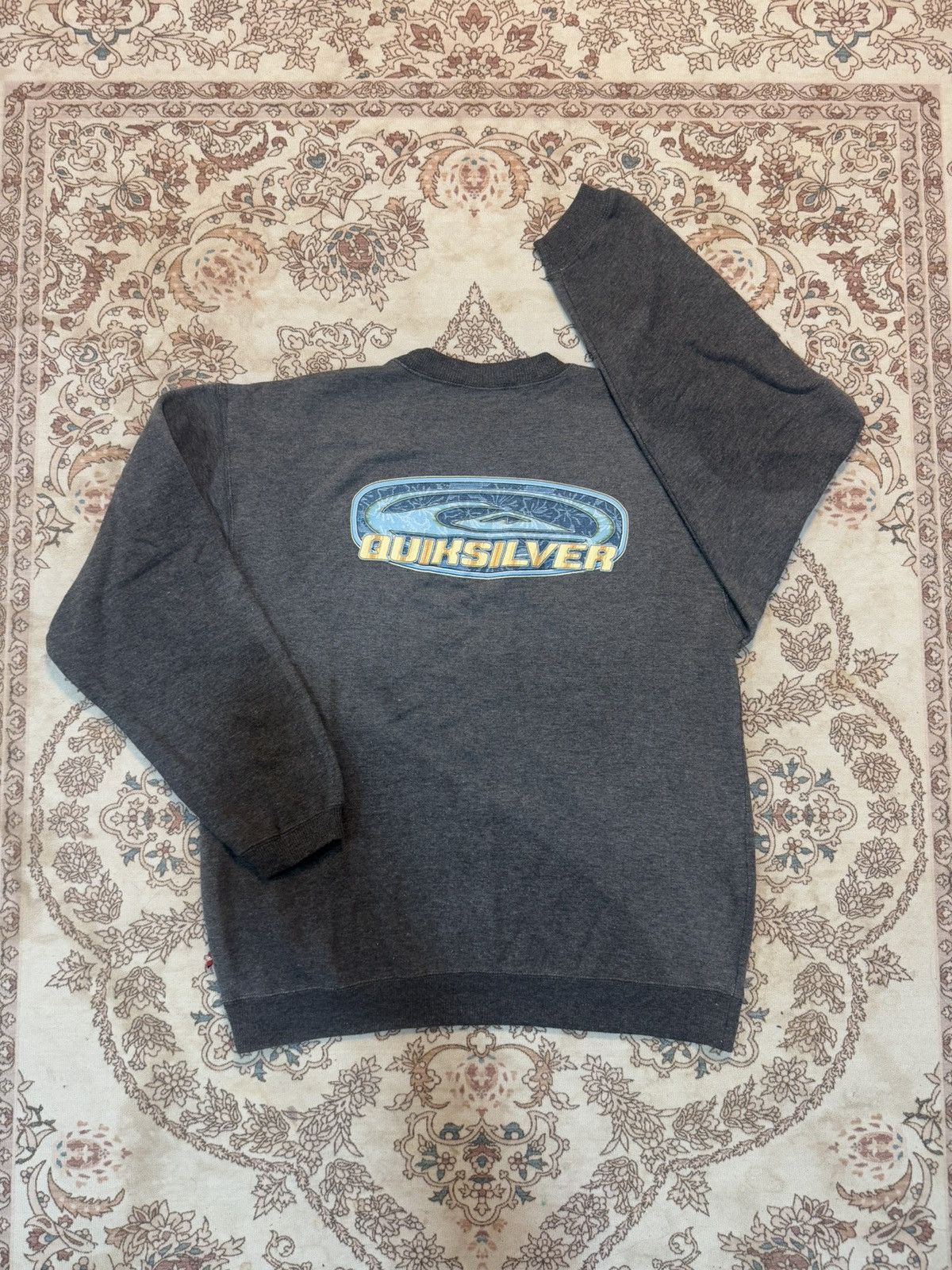 Quiksilver × Vintage Vintage Quiksilver Big Logo Sweatshirt Size US M / EU 48-50 / 2 - 1 Thumbnail