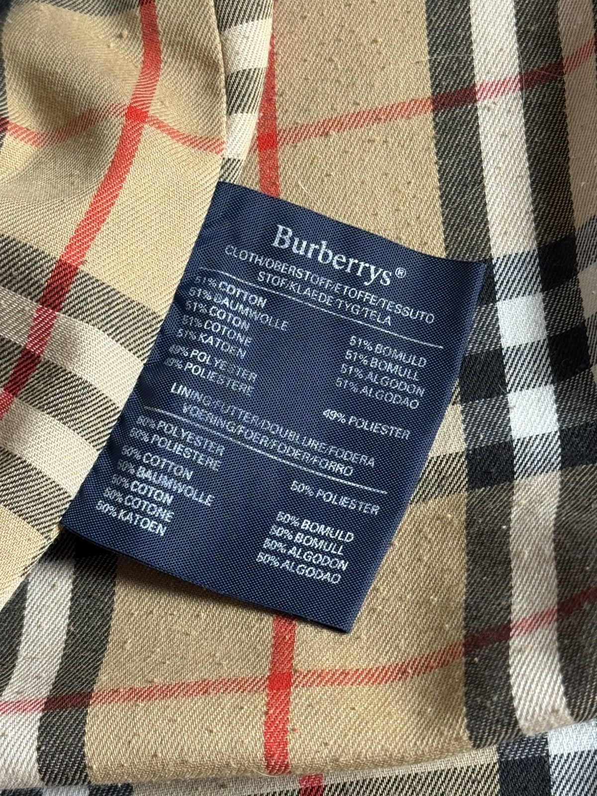 Burberry × Burberry Prorsum × Vintage Burberry 14Long burberrys beige trench coat light jacket 90s Size XL / US 12-14 / IT 48-50 - 10 Thumbnail