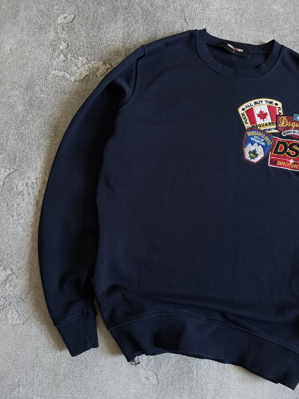 Dsquared2 Dsquared2 L/size big logo sweatshirts jumper pullover Y2K Size US L / EU 52-54 / 3 - 3 Thumbnail