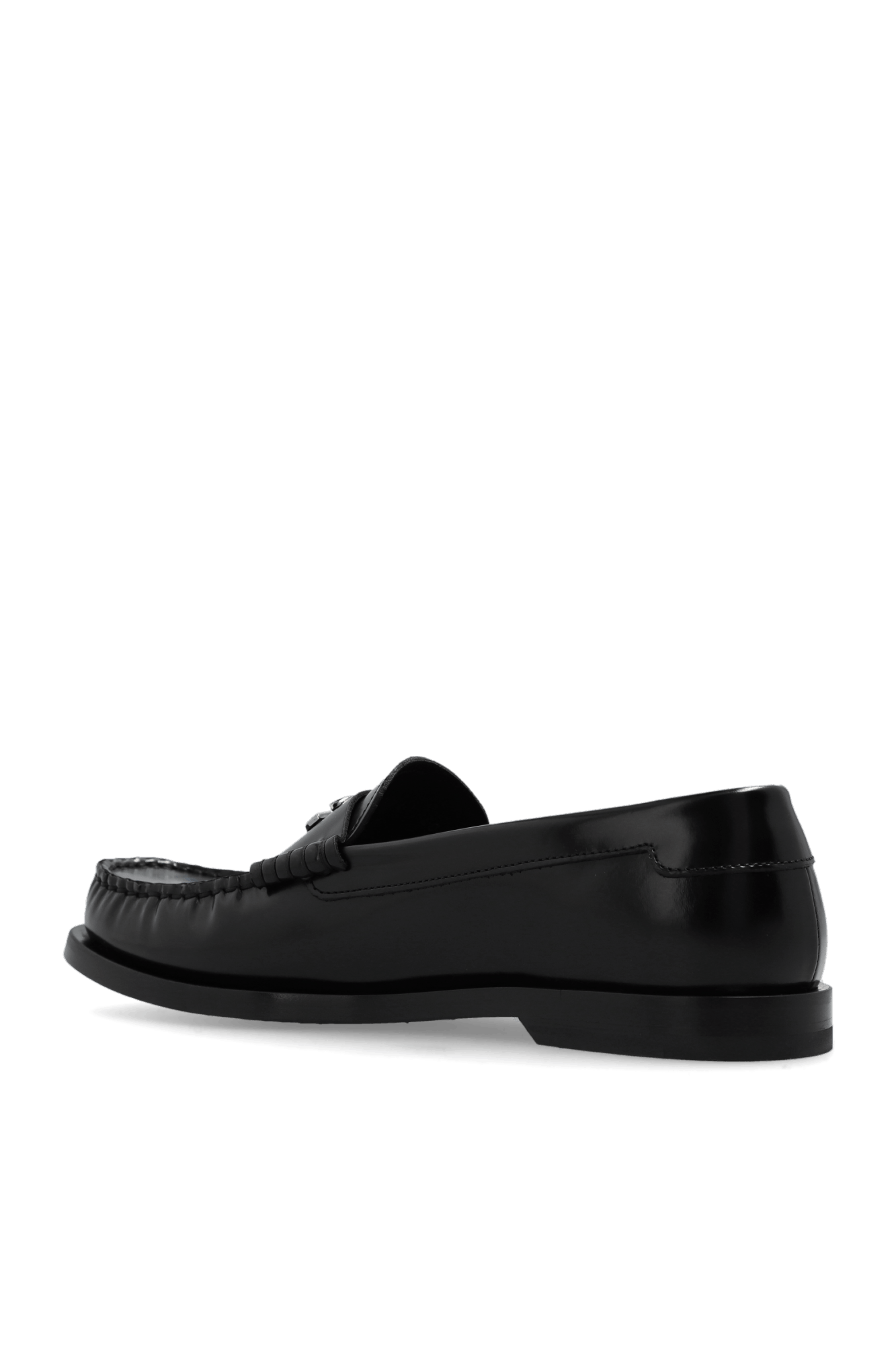 Dolce & Gabbana o1s22i1n0225 Brushed Leather Loafers in Black Size US 7 / IT 37 - 5 Thumbnail