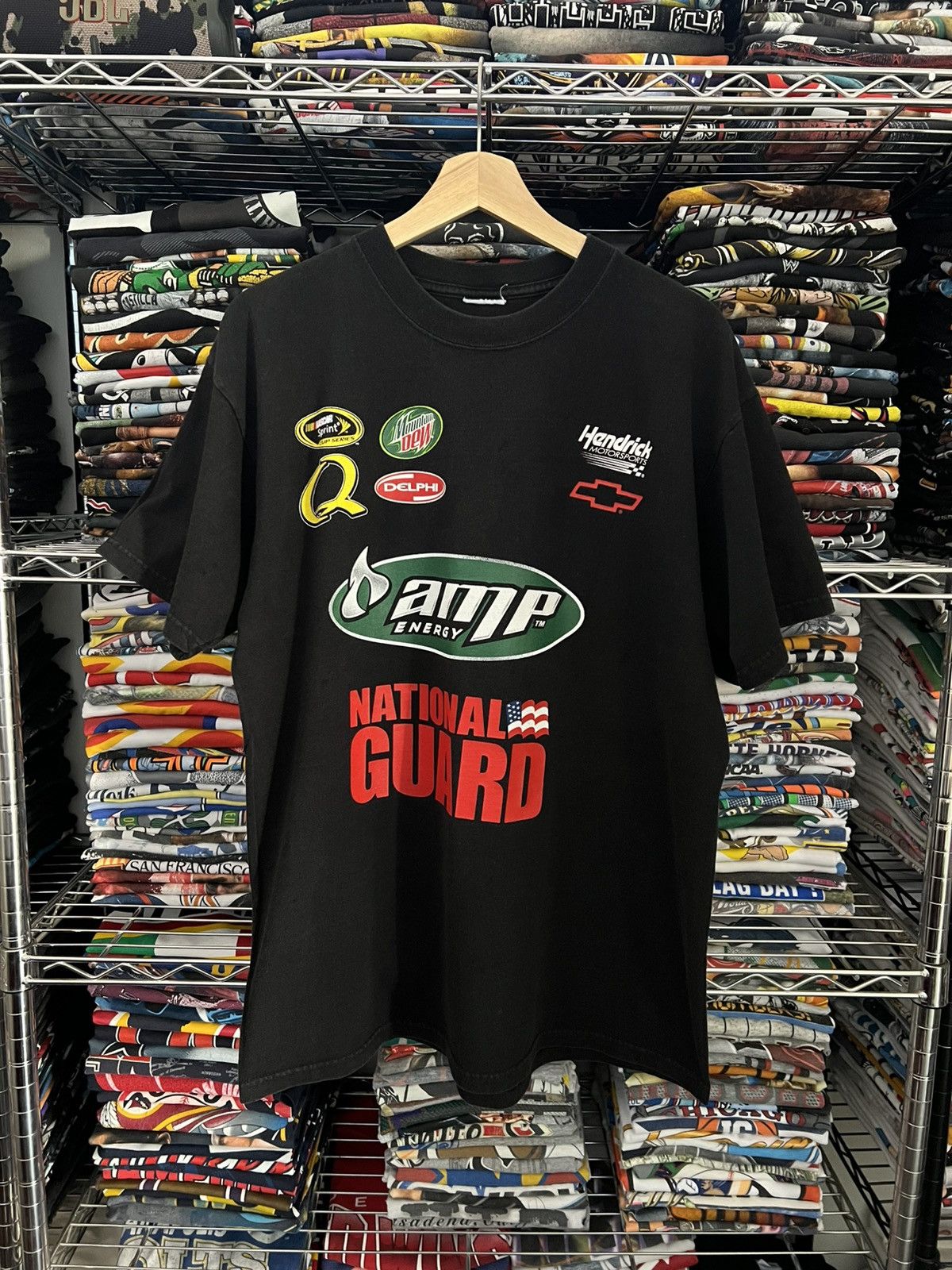 NASCAR 2008 Dale Earnhardt Jr Racing Tee Size US L / EU 52-54 / 3 - 1 Thumbnail