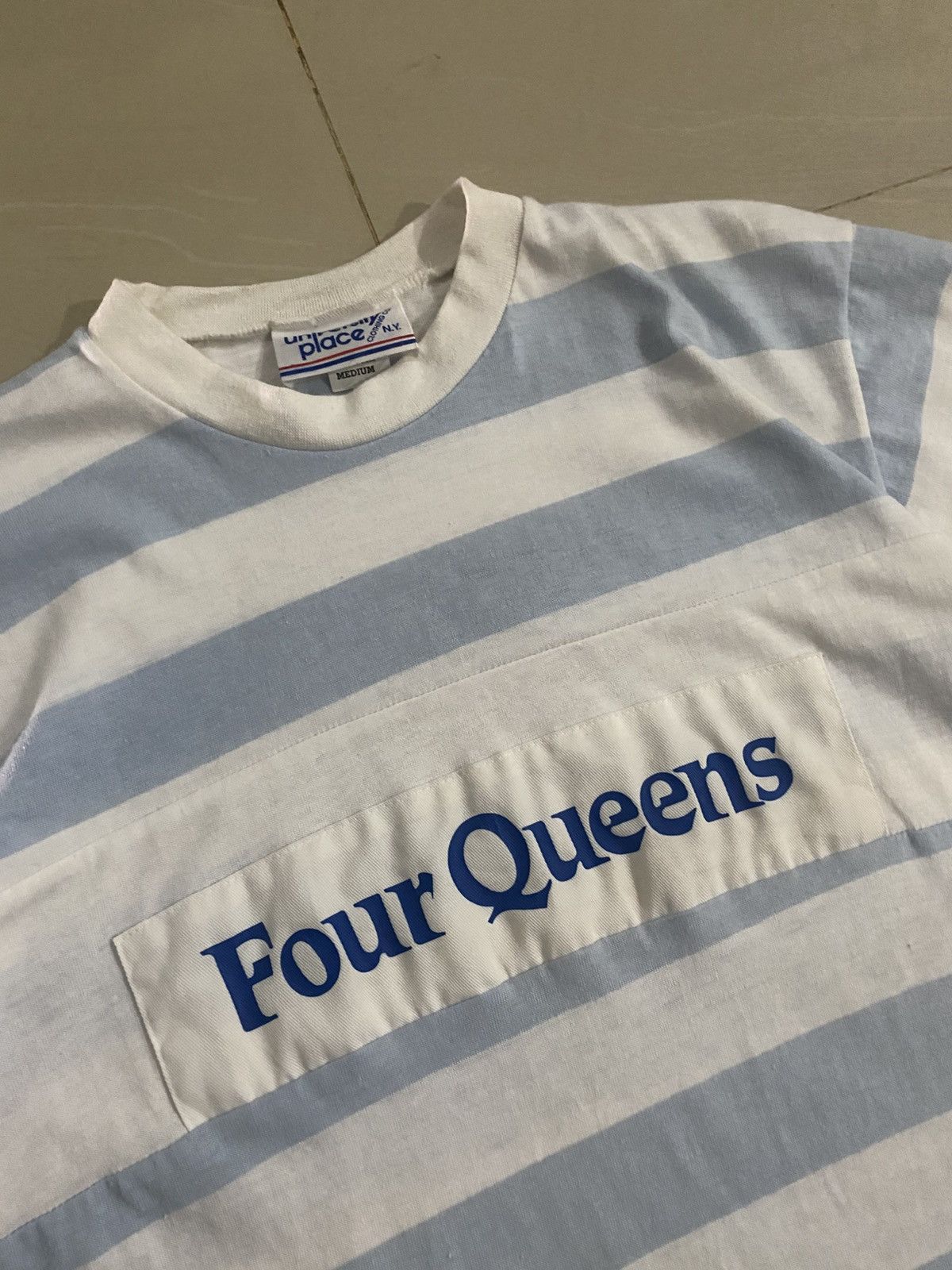 Vintage 80s Four Queens University Place New York Size US M / EU 48-50 / 2 - 2 Thumbnail