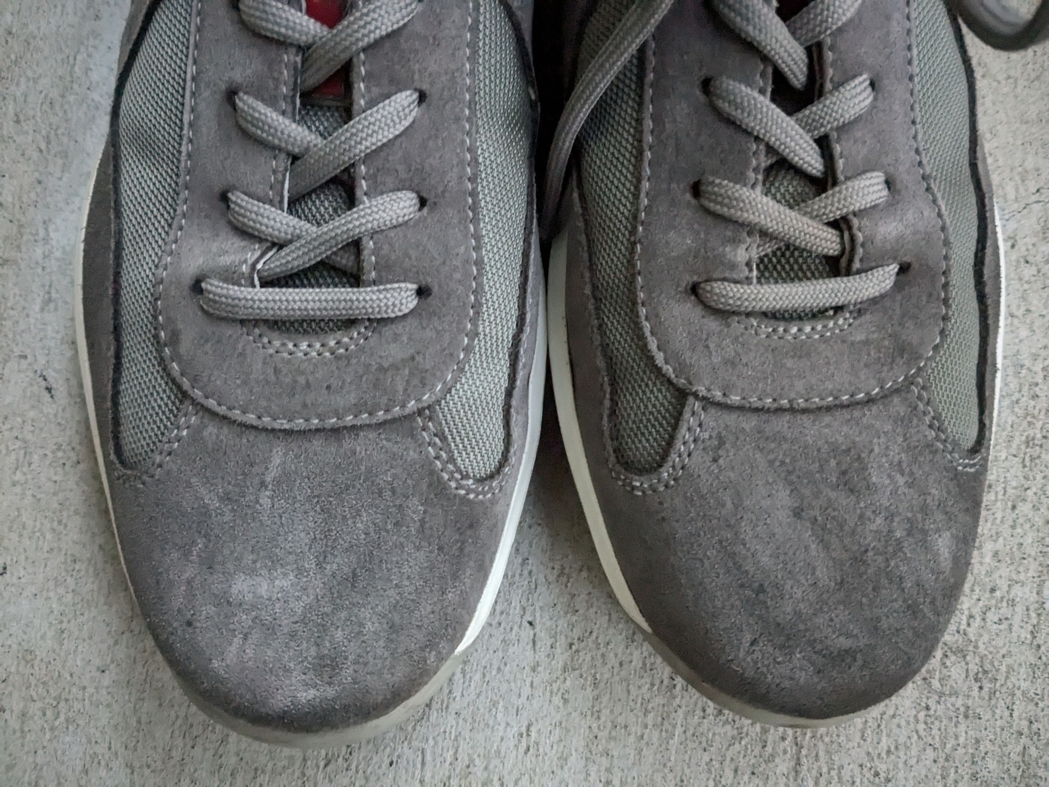 Prada Prada America's Cup Gray Silver 9.5 Low Tops Suede Size US 9.5 / EU 42-43 - 5 Thumbnail