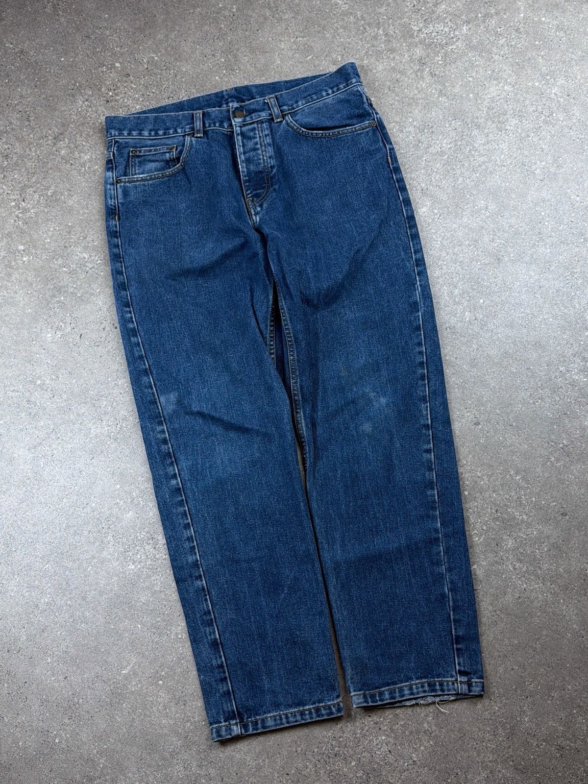 Carhartt Blue denim Carhartt Newel pants Size US 32 / EU 48 - 2 Thumbnail