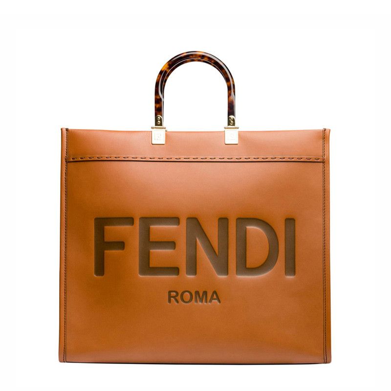 Fendi o1s1wg110426 Size:OS/Sunshine Large in Brown Size ONE SIZE - 1 Thumbnail
