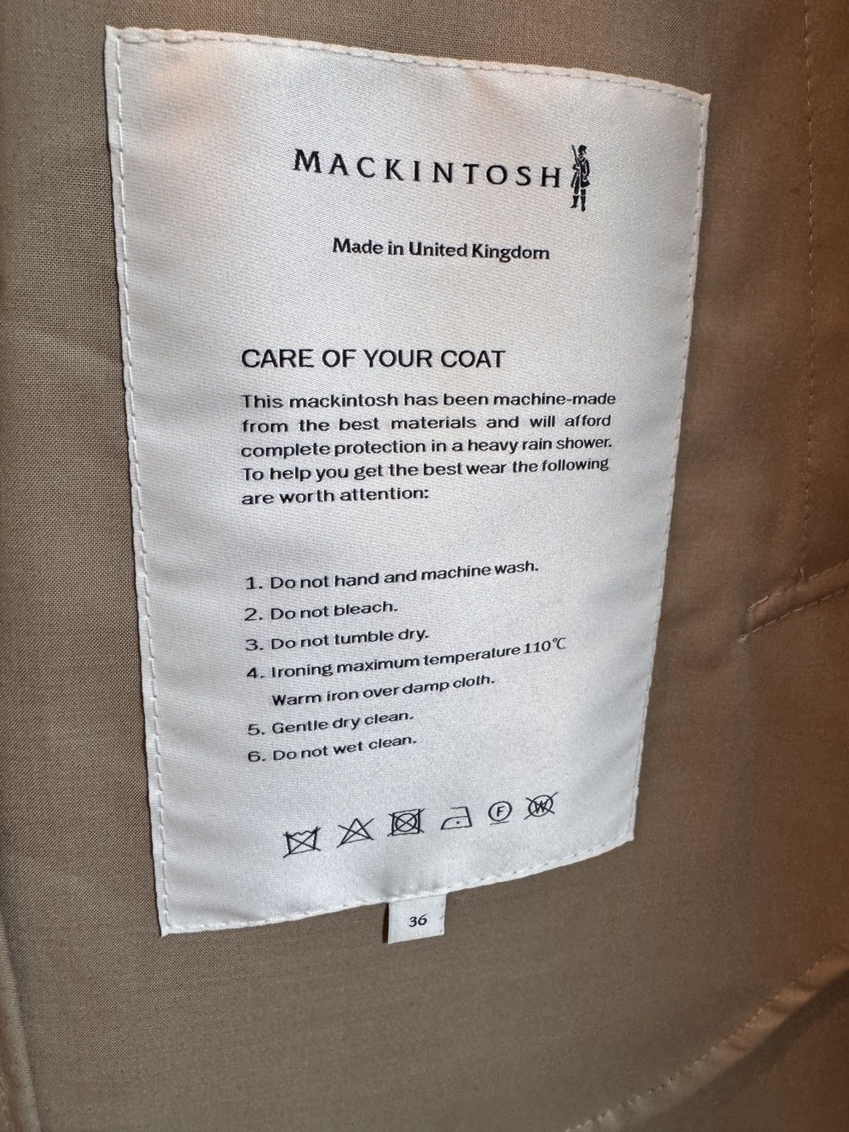 Mackintosh Mackintosh Manchester Raincoat- NWT - Size 36 Size US S / EU 44-46 / 1 - 4 Thumbnail