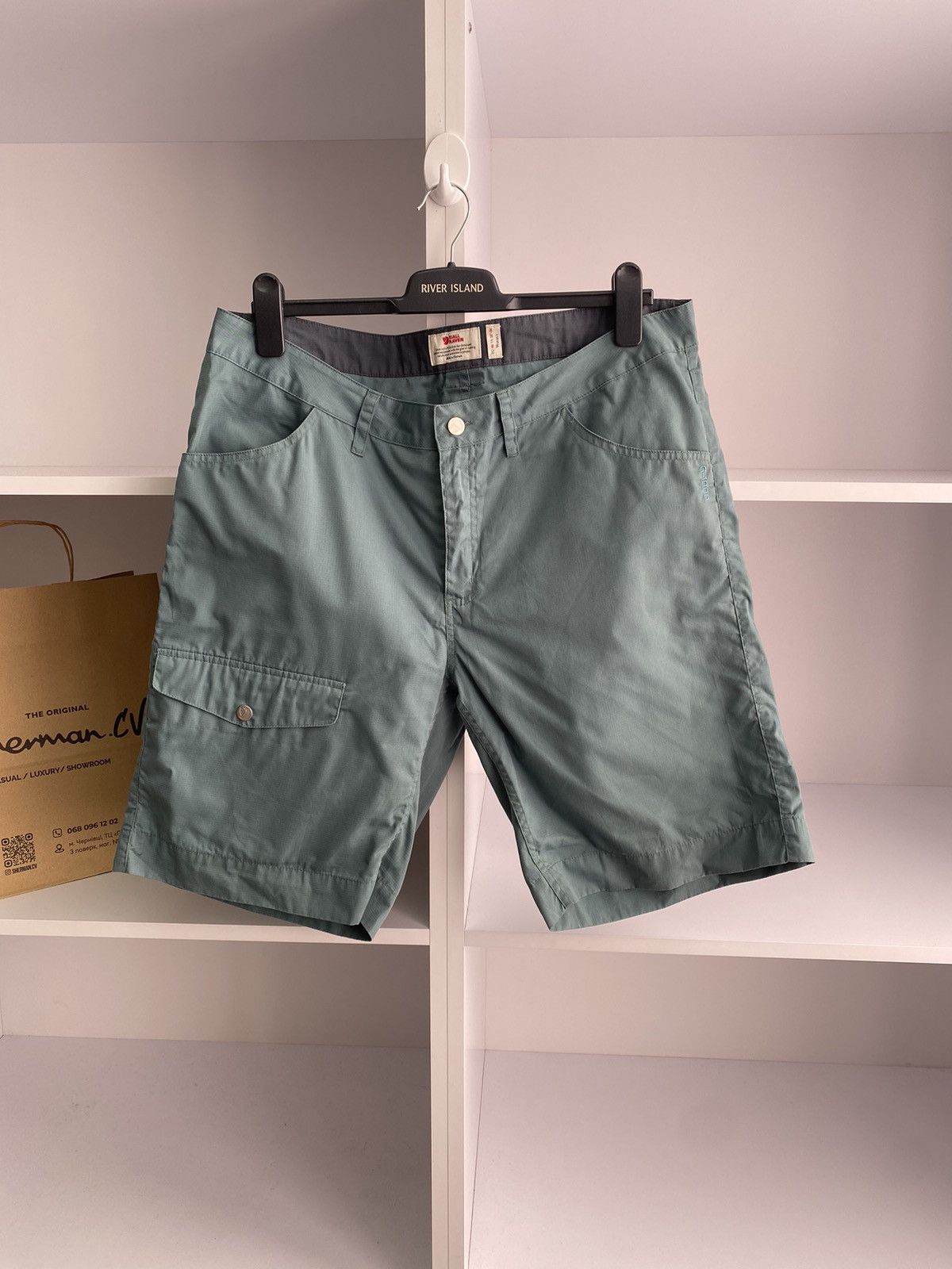 Fjallraven × Vintage Vintage Fjallraven G-1000 outdoor shorts Size US 35 - 2 Thumbnail
