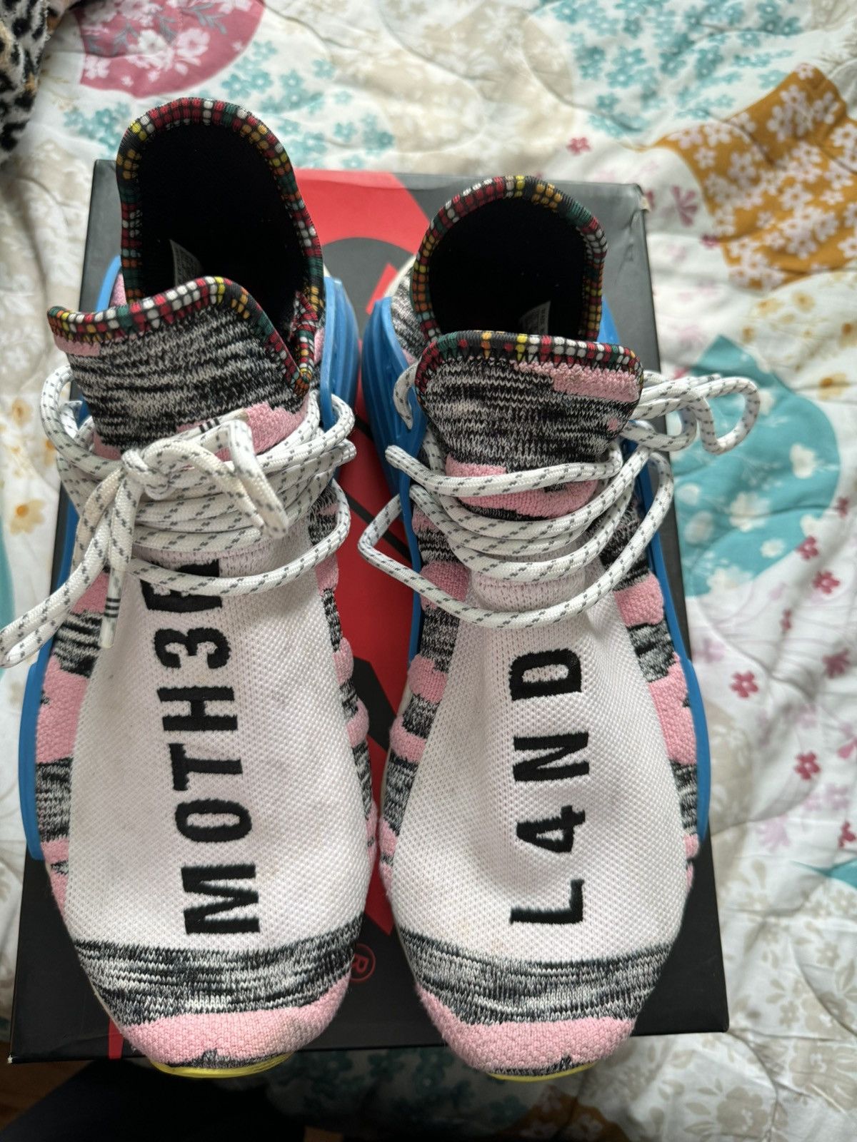 Adidas human races size 10.5 Size US 10.5 / EU 43-44 - 1 Thumbnail