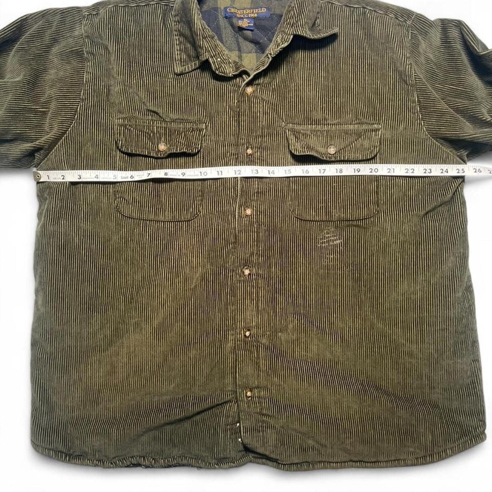 Other Chesterfield Corduroy Plaid Quilt Lined Button-Up XL Jacket Size US XL / EU 56 / 4 - 6 Thumbnail