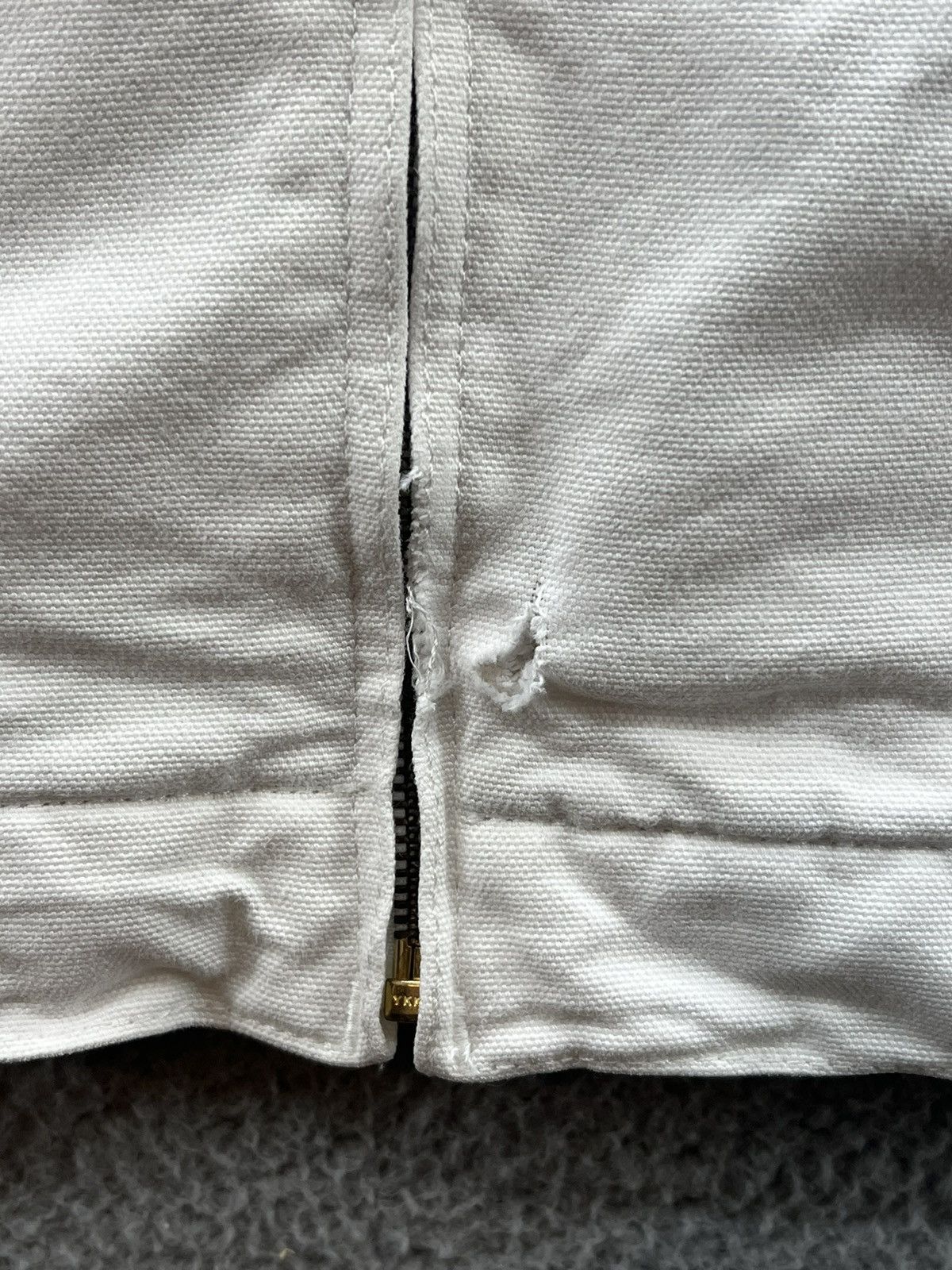 Carhartt × Carhartt Wip Carhartt Work in Progress White Detroit Jacket Size US L / EU 52-54 / 3 - 4 Thumbnail