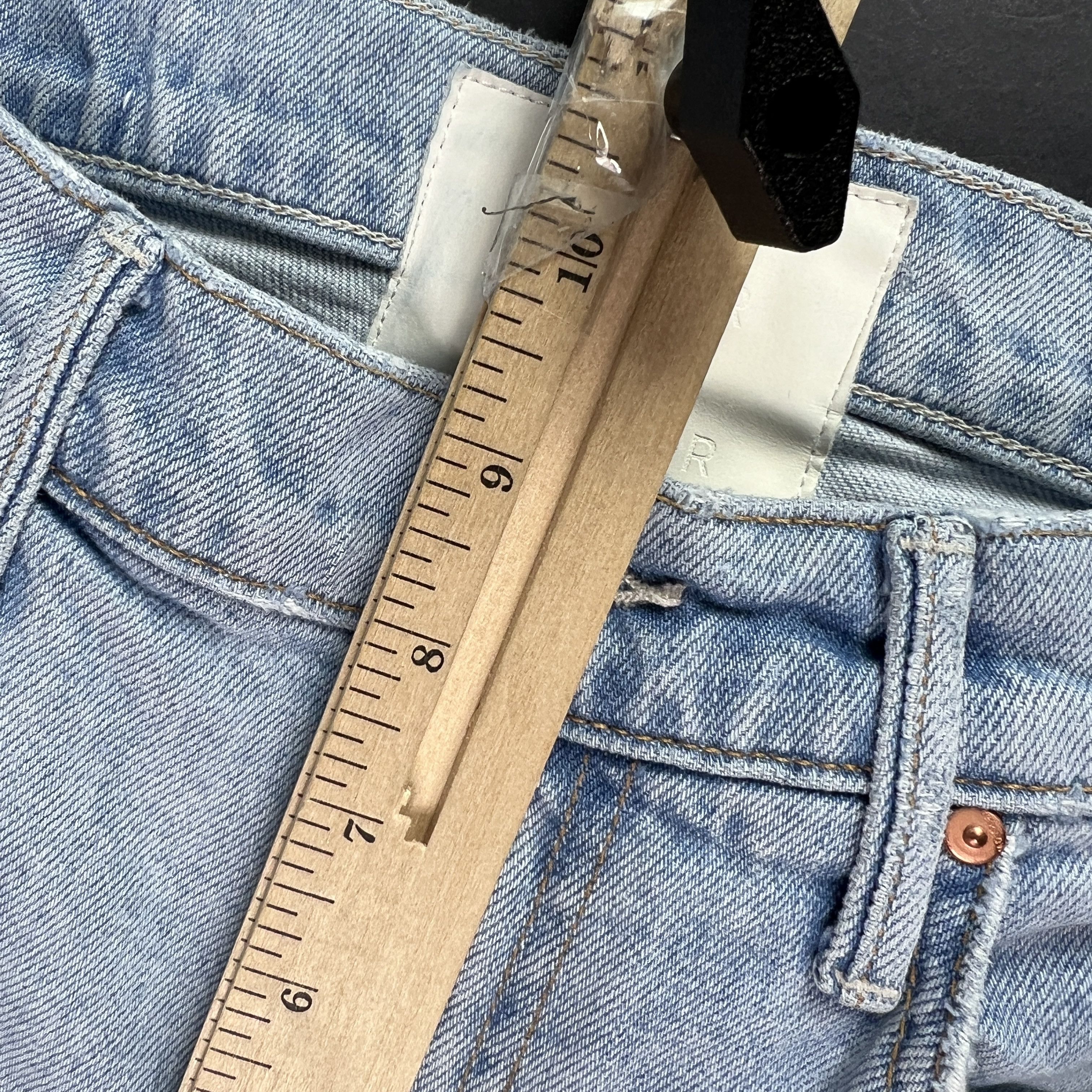 MOTHER Mother Jeans Rascal Ankle Undone Hem Blue Distressed Denim Size 25" / US 0 / IT 36 - 21 Thumbnail
