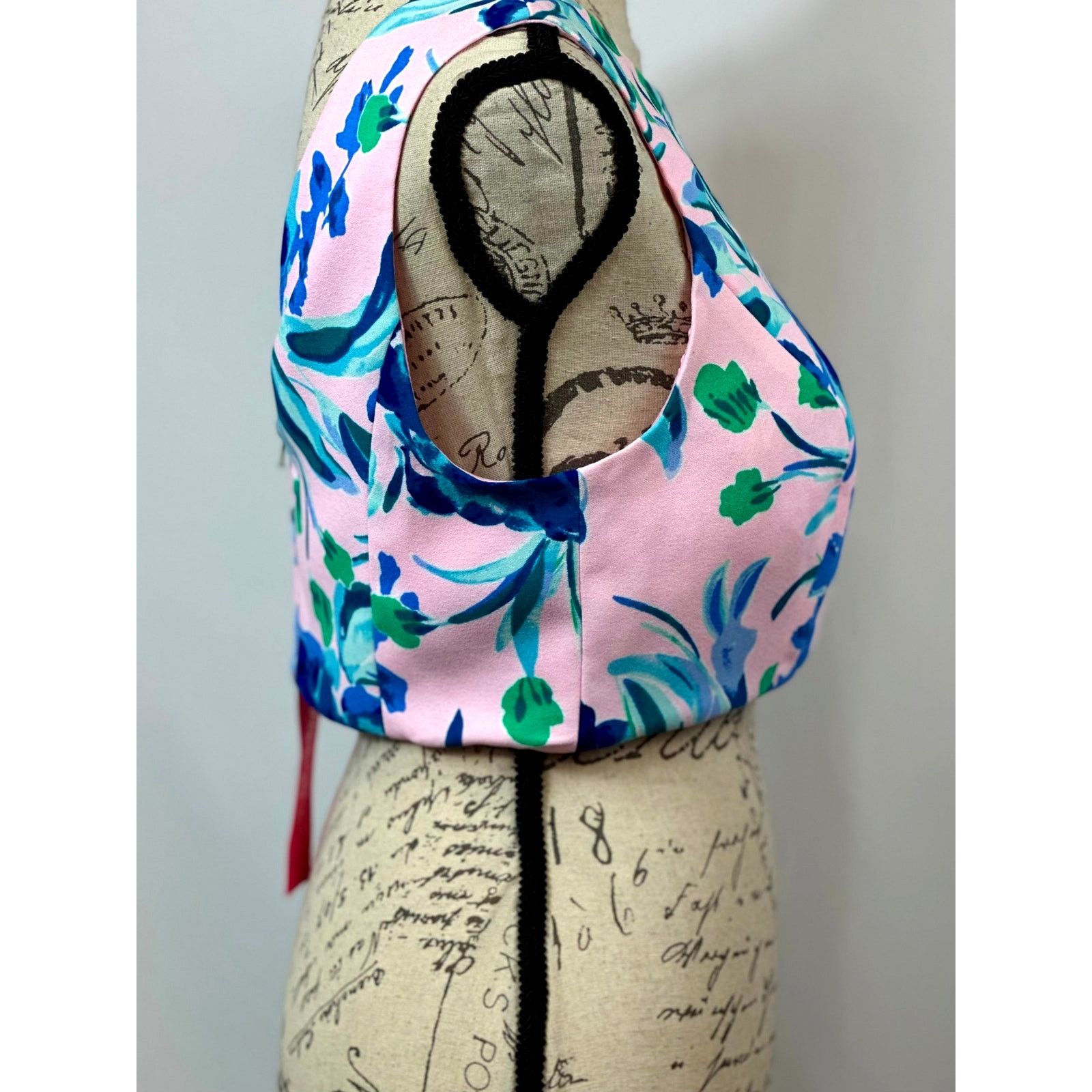 Lilly Pulitzer Lilly Pulitzer Jemma Crop Top Floral Print Sleeveless 4 Size S / US 4 / IT 40 - 10 Thumbnail