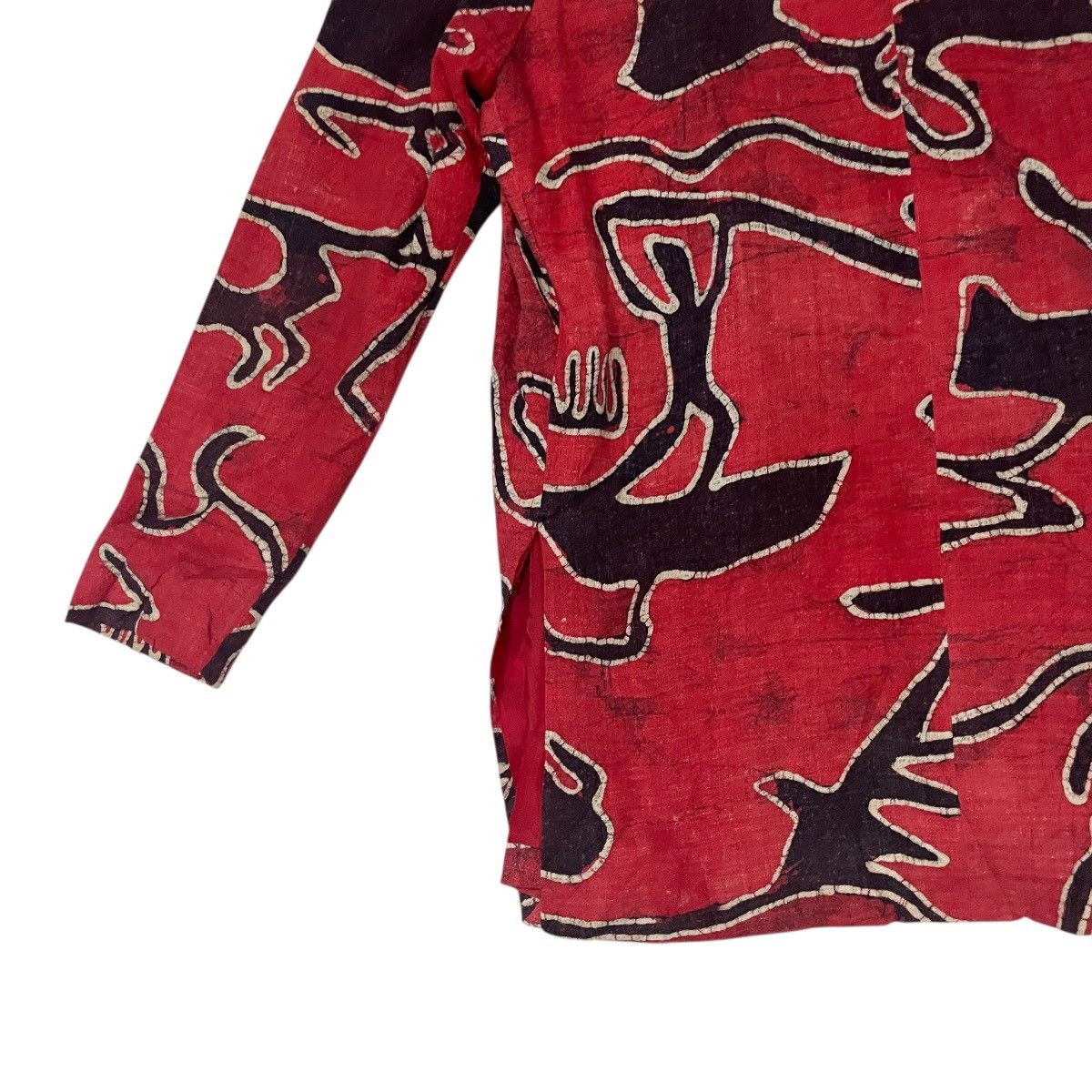 Japanese Brand Vintage Unknown Art Fullprint Coat Jacket Size M / US 6-8 / IT 42-44 - 7 Thumbnail