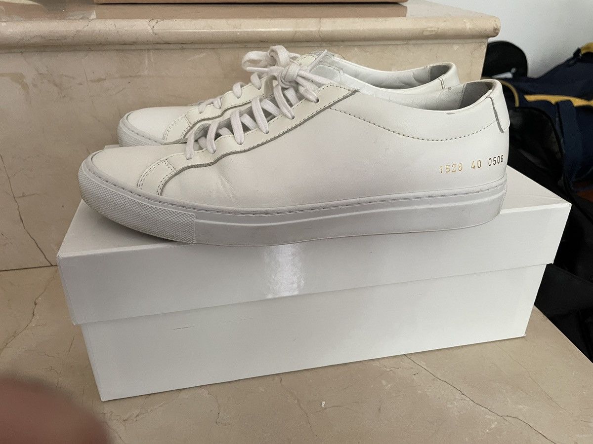 Common Projects Common Projects original achilles low white Size US 7 / EU 40 - 5 Thumbnail