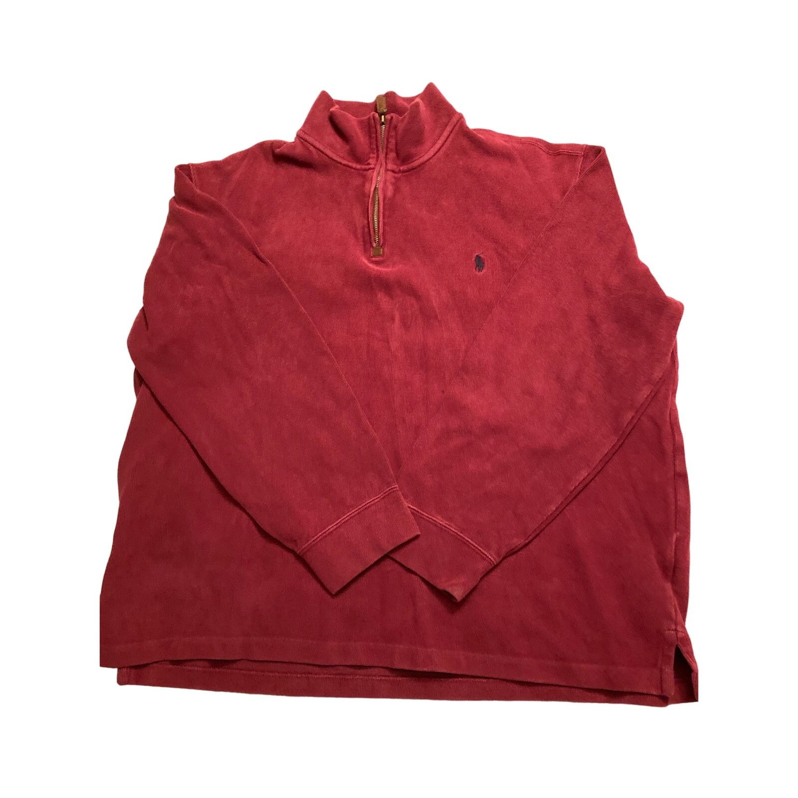 Polo Ralph Lauren Polo Ralph Lauren MeshKnit Cttn 1/4 Zip Sweater Pullover XXL Size US XXL / EU 58 / 5 - 3 Thumbnail