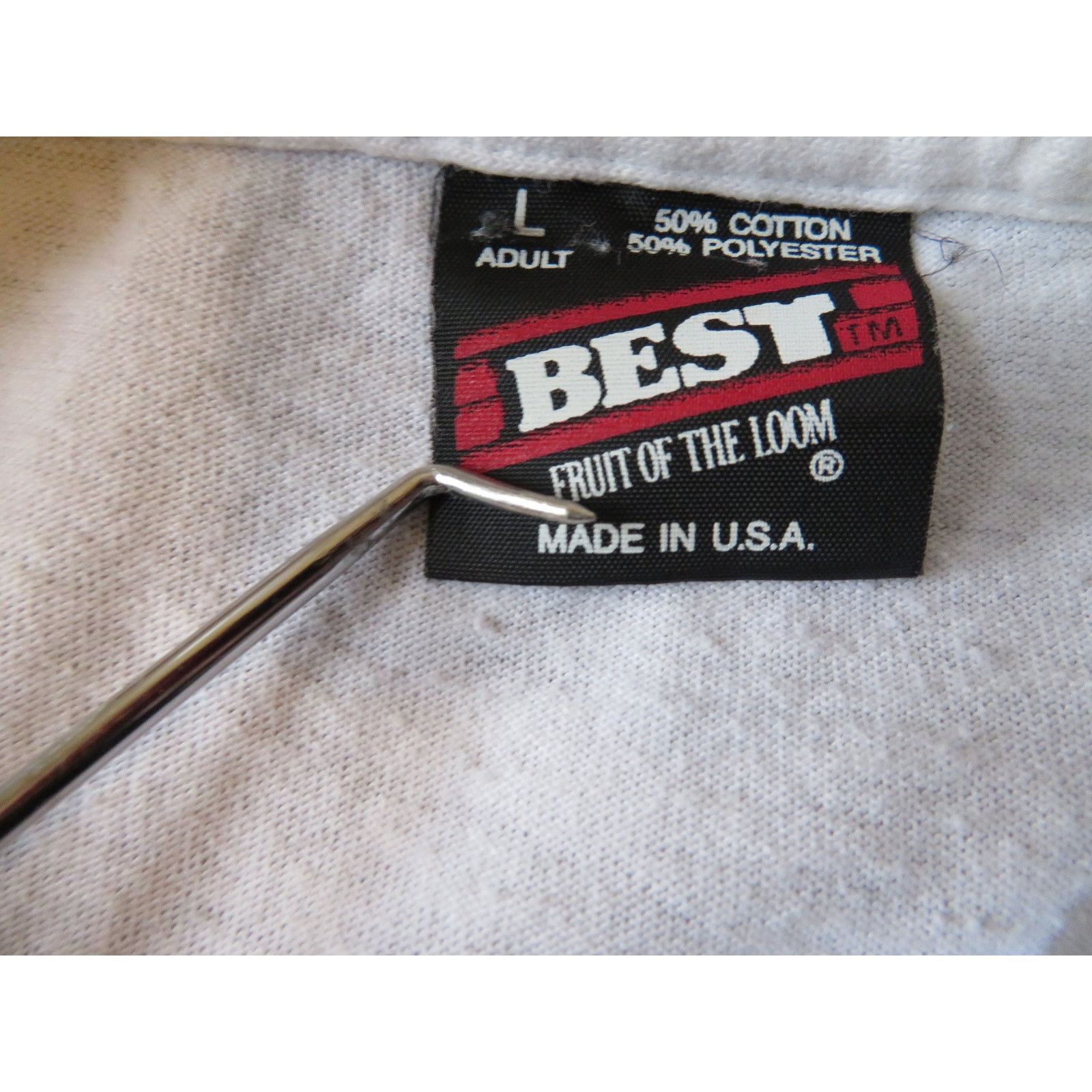 Fruit Of The Loom Space Shuttle Mission White T-Shirt Sz L 1990s Size US L / EU 52-54 / 3 - 4 Thumbnail