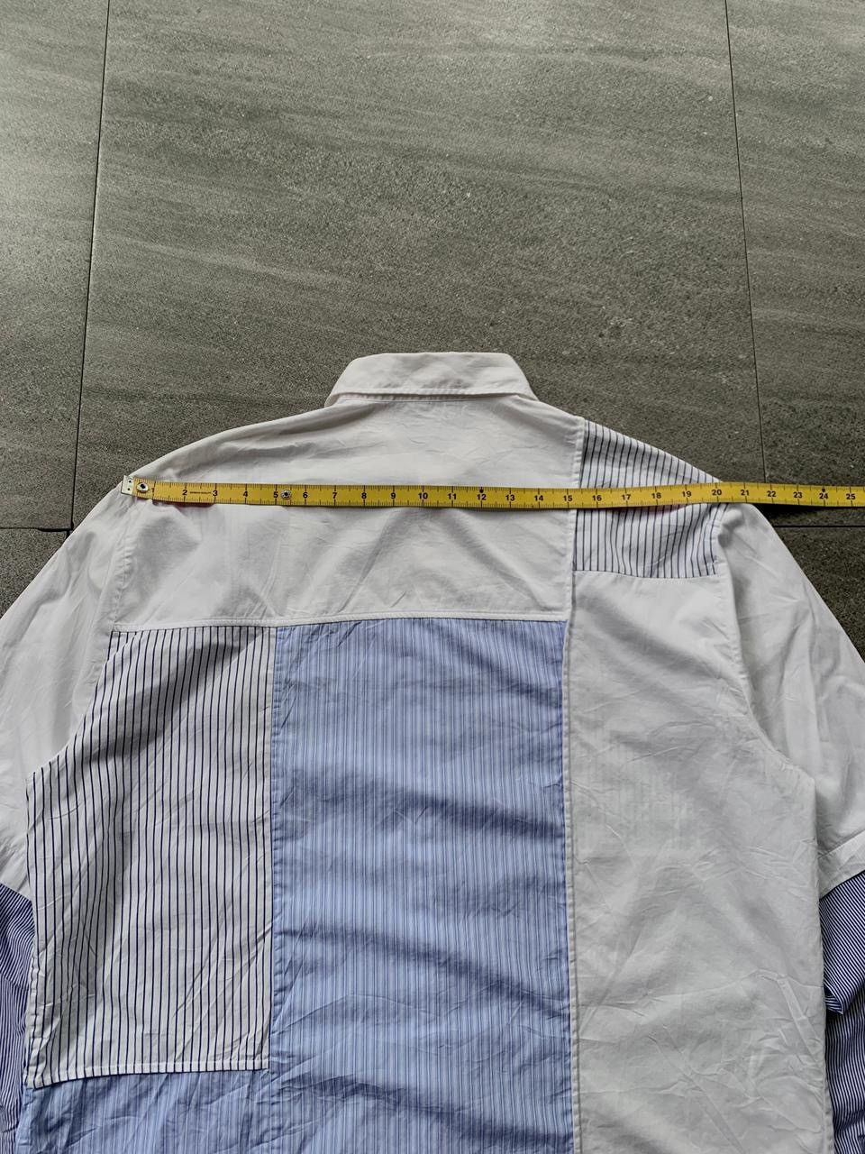 Alexander McQueen FREE TAX! Patchworked Longsleeve Shirt Size US M / EU 48-50 / 2 - 14 Thumbnail