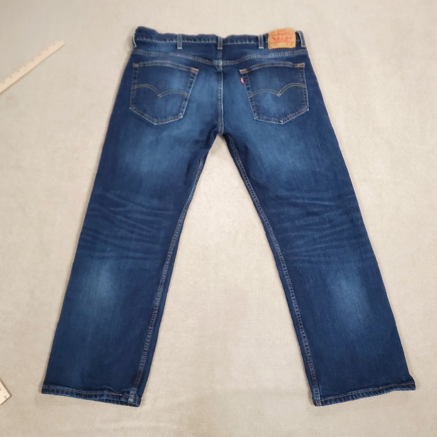 Levi's **Levi's 569 Men's Relaxed Fit 38x28 Blue Straight Jeans Dark Wash** User: Levi's 569 Men's Relaxed Fit 38x28 Blue Straight Jeans Dark Wash Size US 38 / EU 54 - 7 Thumbnail