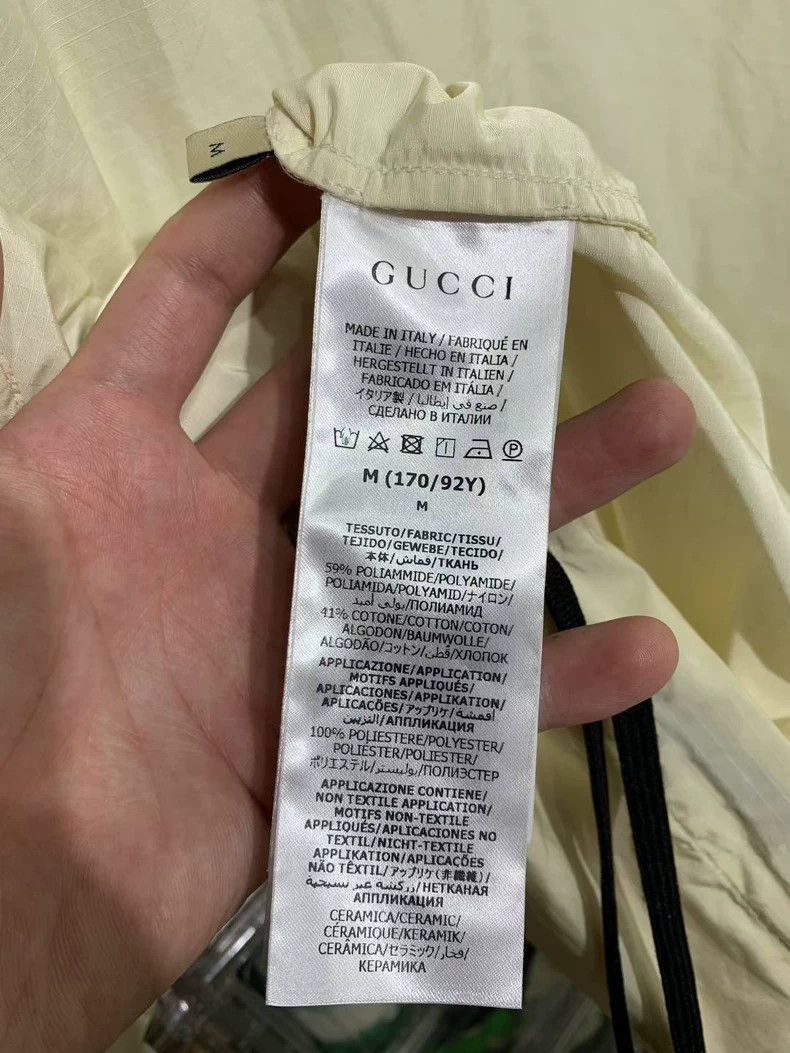 Gucci Gucci embroidered logo windbreaker-2508 Size US M / EU 48-50 / 2 - 3 Thumbnail