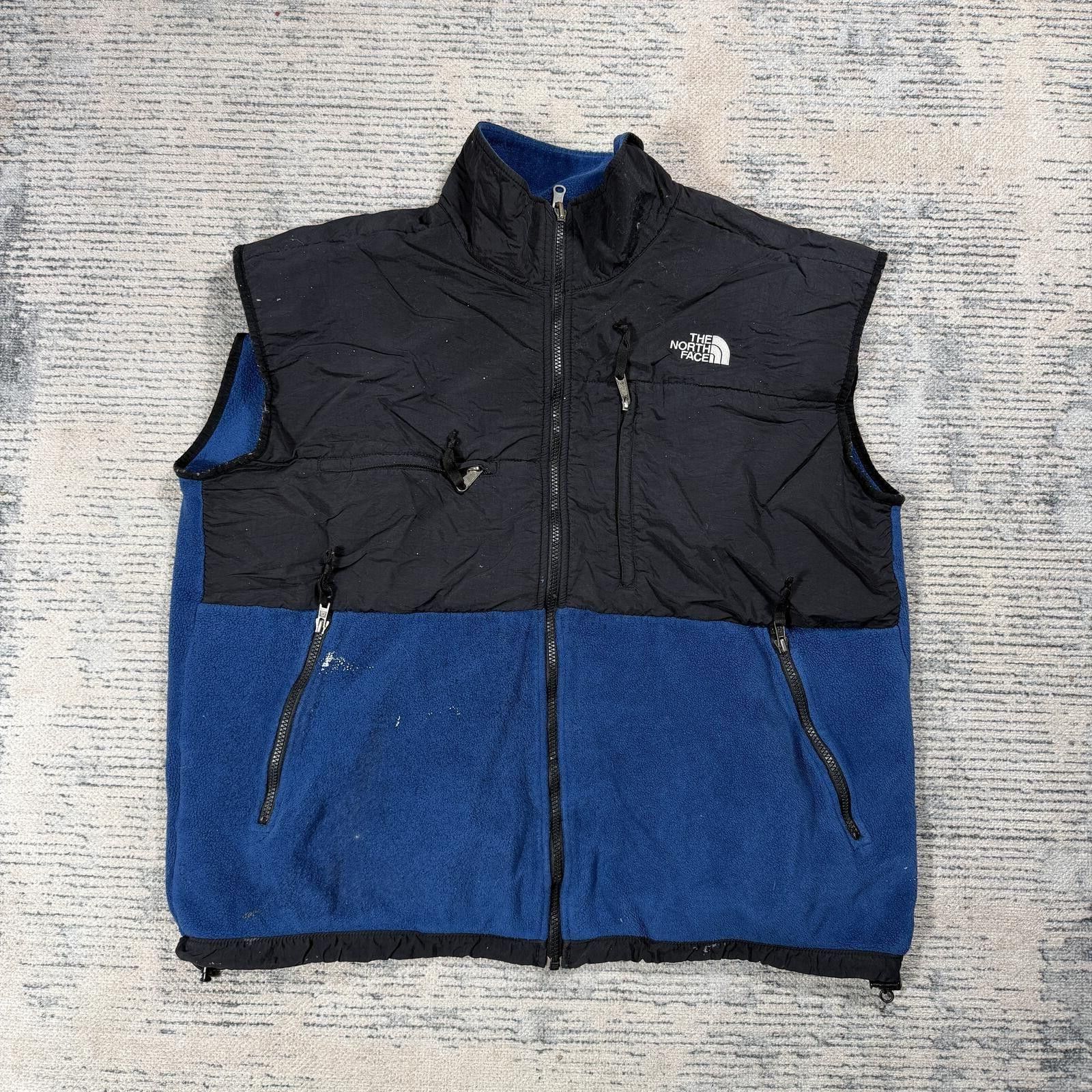 The North Face Vintage 90s The North Face Denali Zipup Fleece Vest Size US XL / EU 56 / 4 - 1 Thumbnail