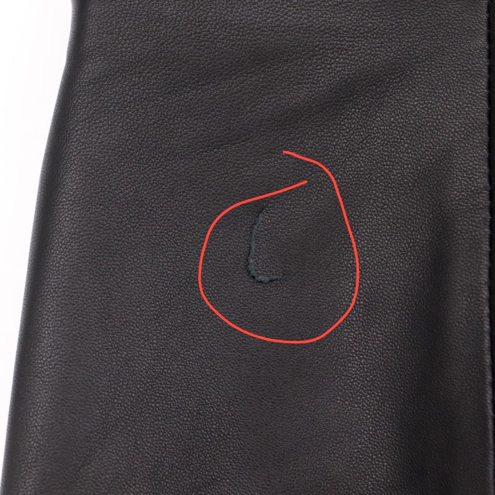 Reiss Reiss Reagan Sheep Leather Pencil Skirt Women's 8 Black Zip Back NWT Size 30" / US 8 / IT 44 - 7 Thumbnail