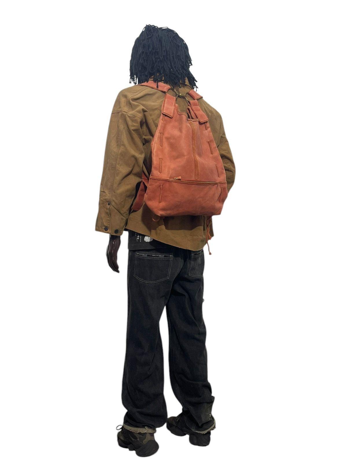 Genuine Leather Full Leather Petit Ami Backpack Bag 1🟩3 Size ONE SIZE - 3 Thumbnail