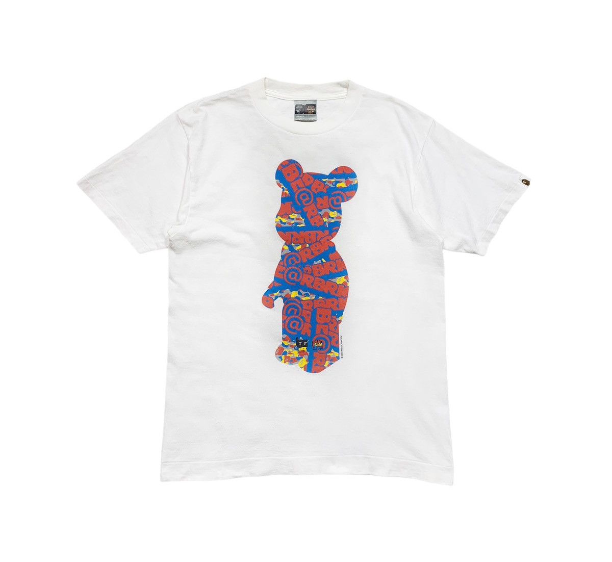 Bape × Medicom Toy Vintage 2003 Bape x Bearbrick Medicom Toy Kubrick T Shirt Size US M / EU 48-50 / 2 - 1 Thumbnail