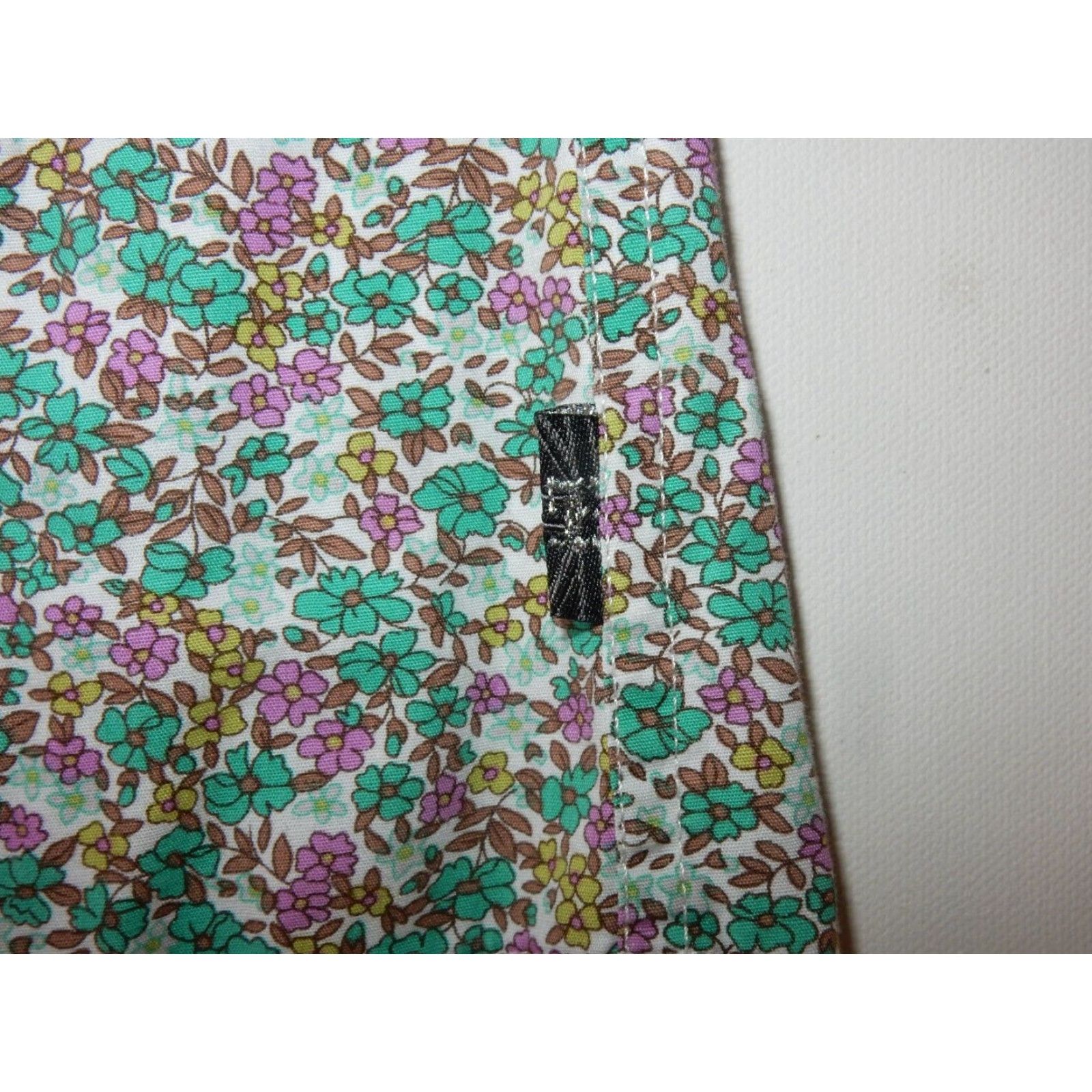 English Laundry VINTAGE English Laundry Men's Shirt Long Sleeve Floral Cotton Size Large Green Size US L / EU 52-54 / 3 - 3 Thumbnail