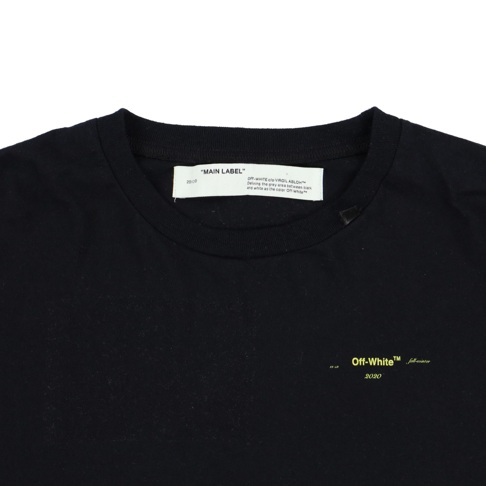 Off-White Black and Yellow Acrylic Arrows Oversized T-Shirt Size US M / EU 48-50 / 2 - 6 Thumbnail