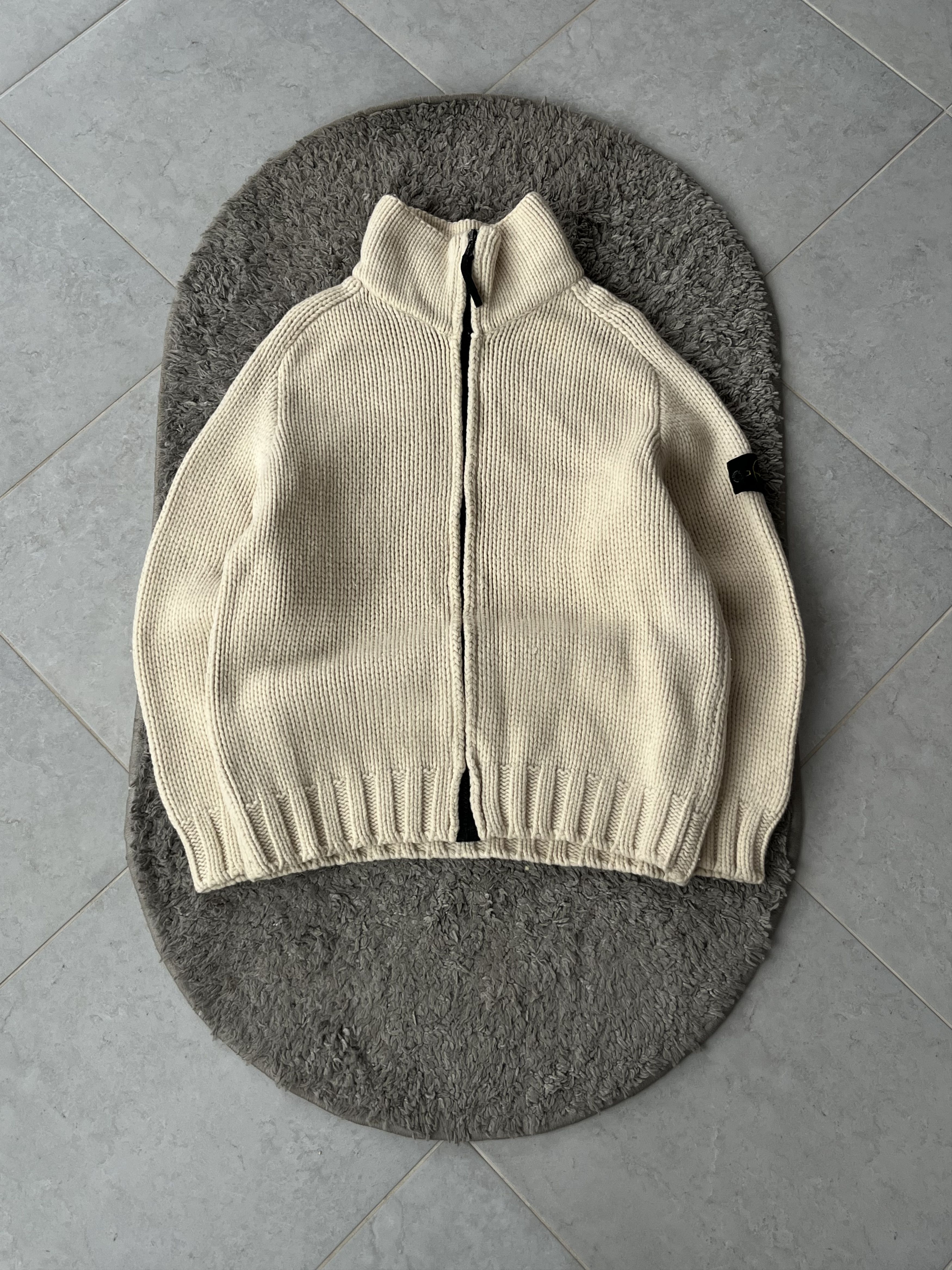 Stone Island STONE ISLAND Vintage Full Zip Knitwear MADE IN ITALY Size US M / EU 48-50 / 2 - 1 Thumbnail