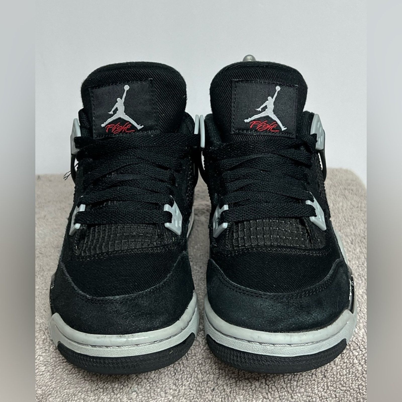 Jordan Brand Size 4.5Y (GS) - Jordan 4 Retro SE Low Black Canvas Size US 6 / IT 36 - 4 Thumbnail