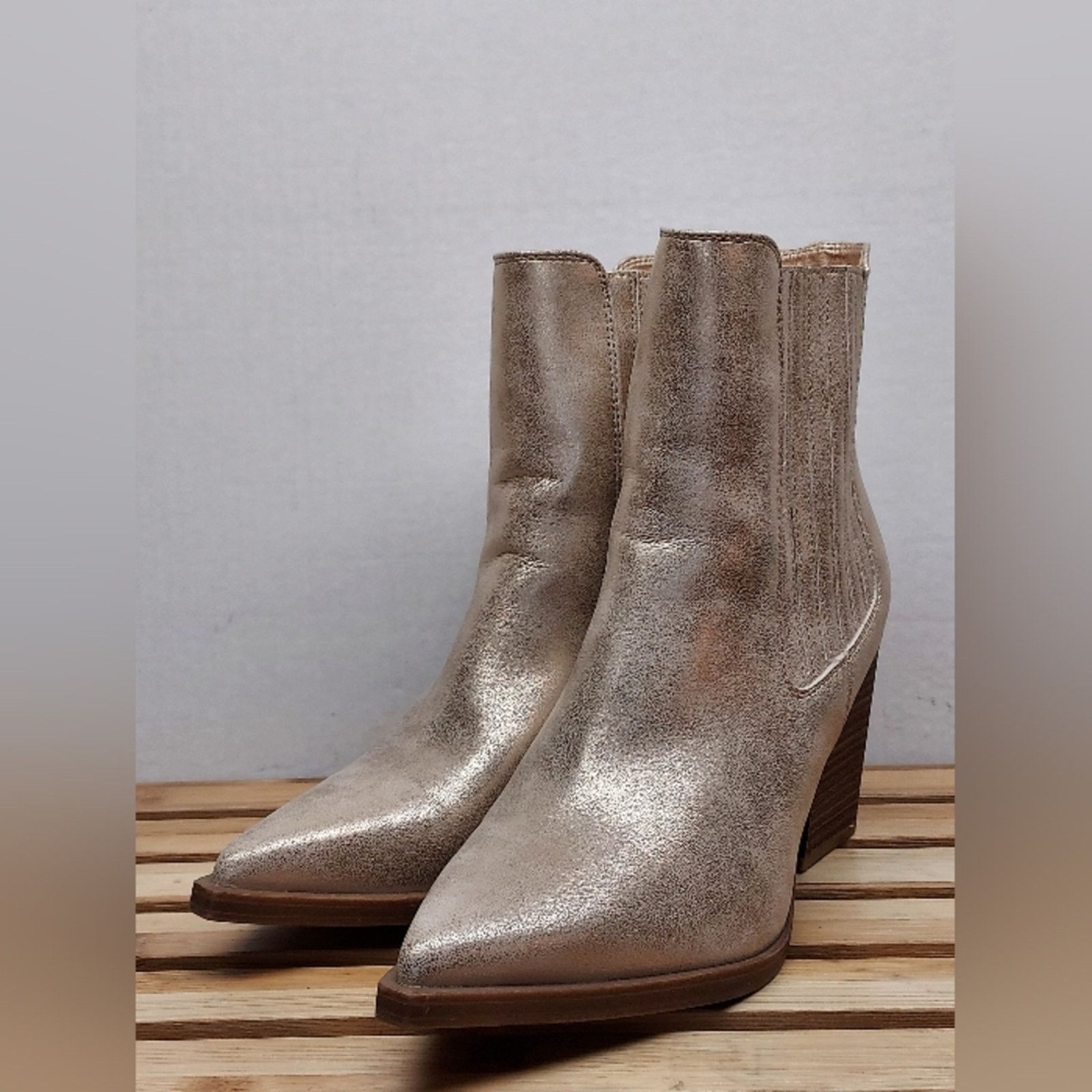 Other MIA Womens Prairie | Metallic | Heeled Western Boots Size 9 Size US 9 / IT 39 - 1 Thumbnail