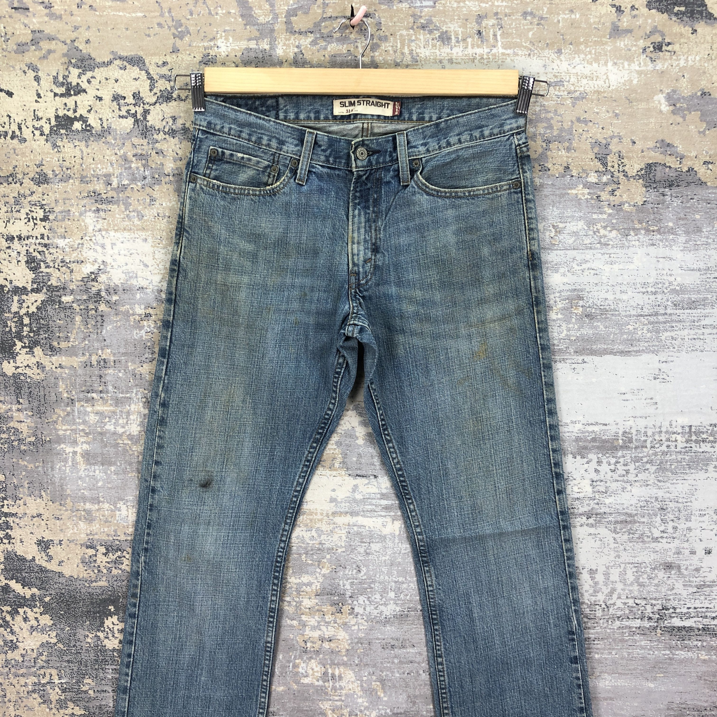 Levi's Vintage Levis 514 Faded Jeans Levi's Dirty Light Wash Denim Size US 32 / EU 48 - 3 Thumbnail