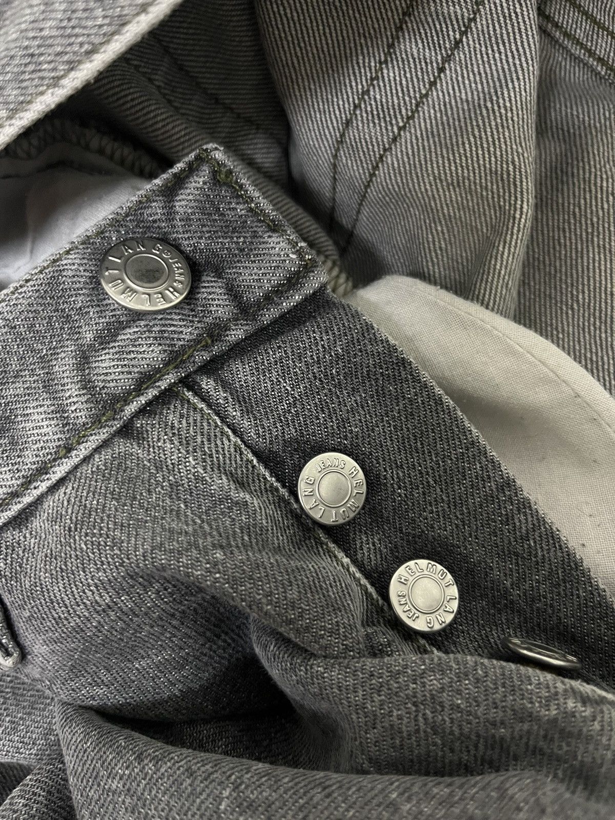 Helmut Lang 1998 Helmut Lang Grey Classic Denim Pants Size US 29 - 6 Thumbnail