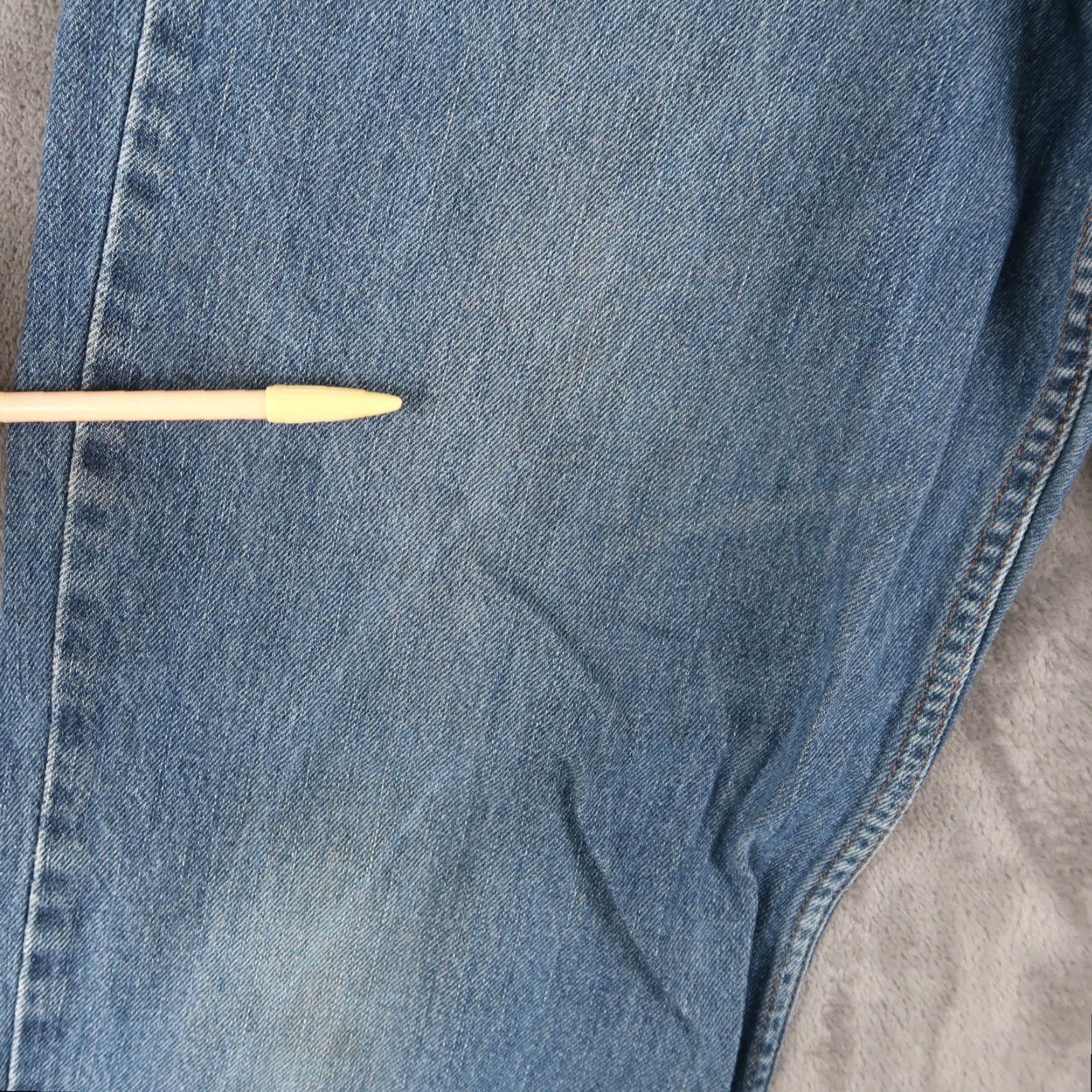 Levi's VINTAGE Levi's 550 Jeans Blue Denim 5-Pocket Relaxed Fit Mens Size 38x34 (36.5x32.5) Blue With Red Tab Size US 38 / EU 54 - 7 Thumbnail