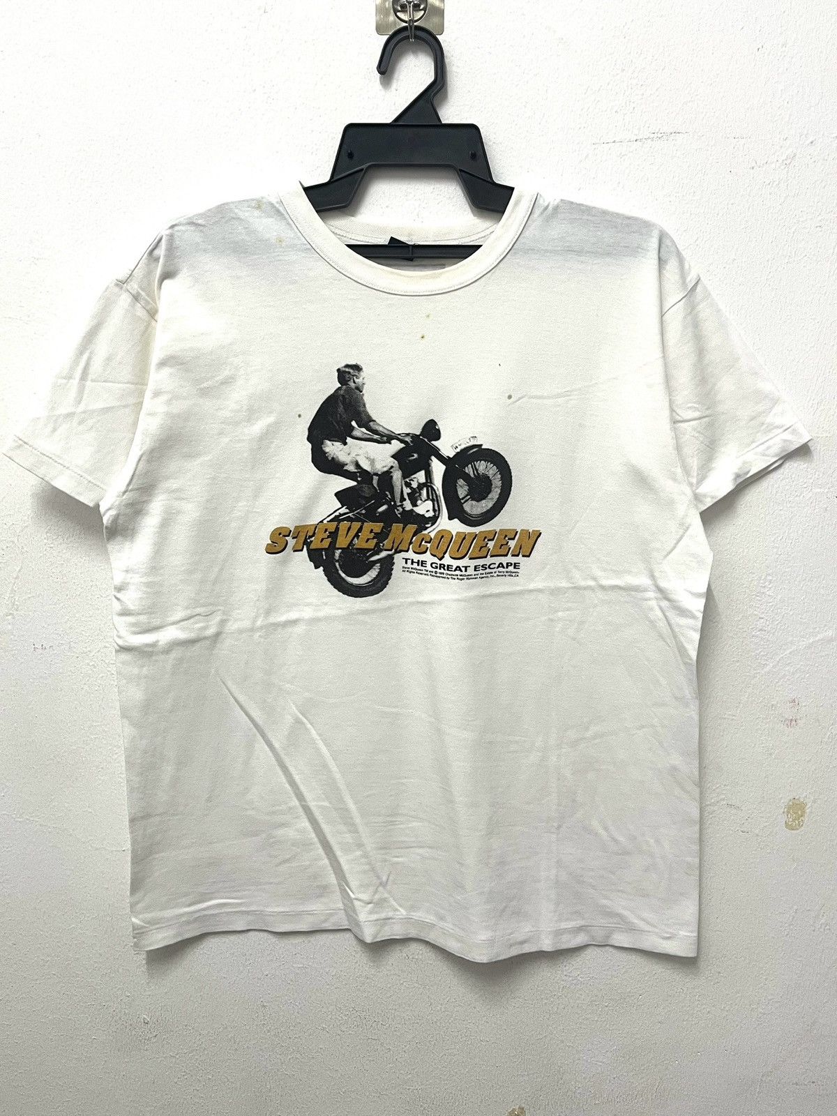 Vintage Vintage Steve McQueen The Great Escape Movie Tee Size US L / EU 52-54 / 3 - 1 Thumbnail