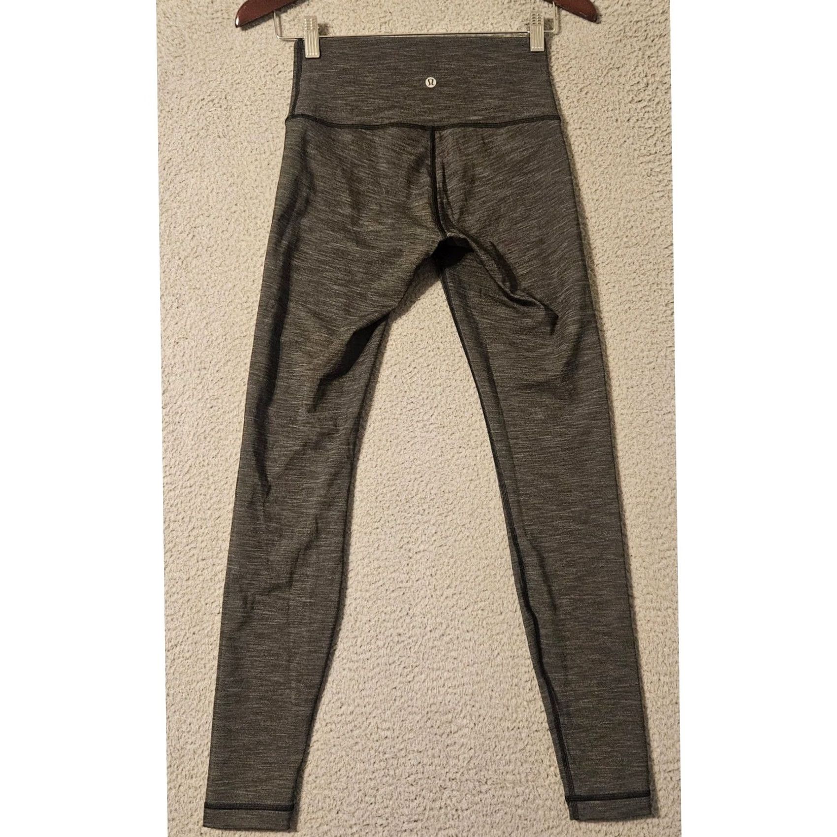 Lululemon Lululemon Wunder Under High-Rise Tight 28" Grey Black Size 6 W5ci5s Size 28" / US 6 / IT 42 - 2 Thumbnail