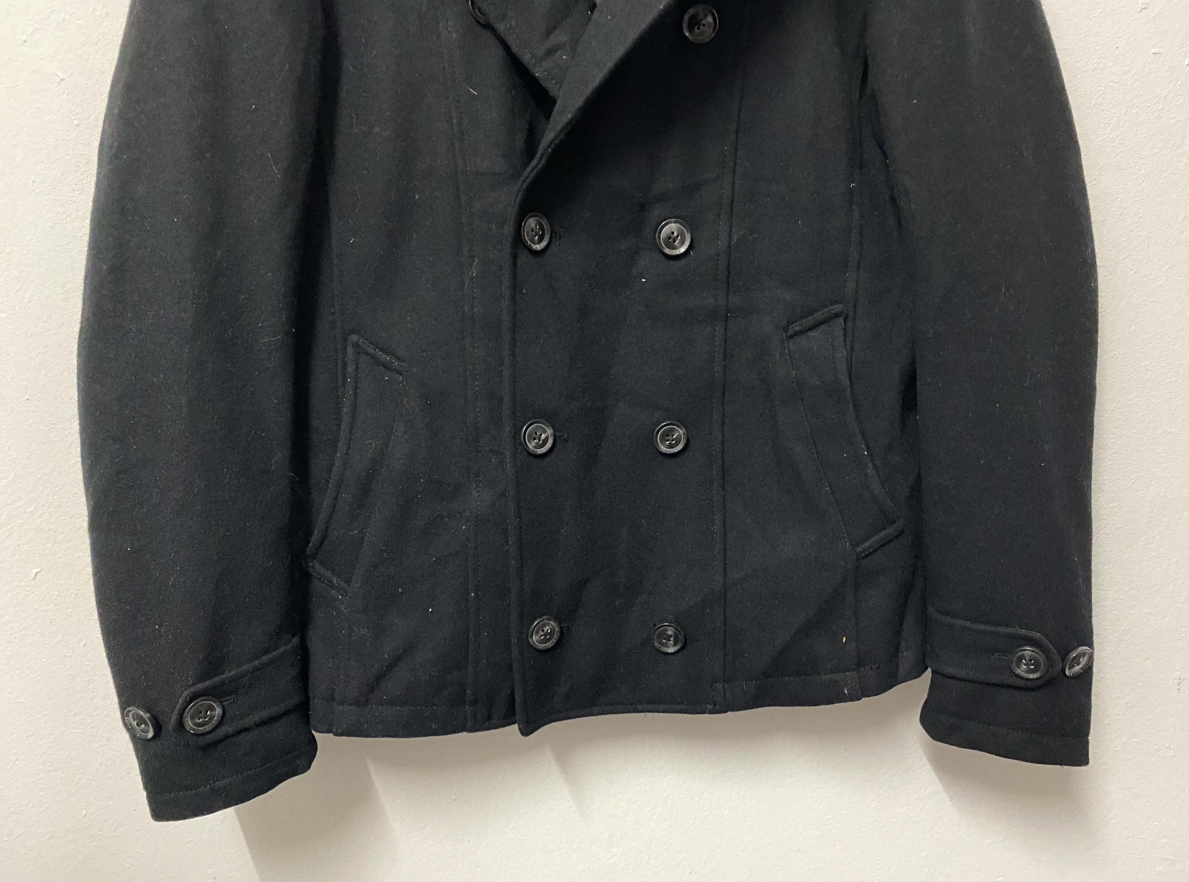 GOSTAR DE FUGA VTG Gostar De Fuga Double Breasted Wool Jacket Black Size US S / EU 44-46 / 1 - 4 Thumbnail