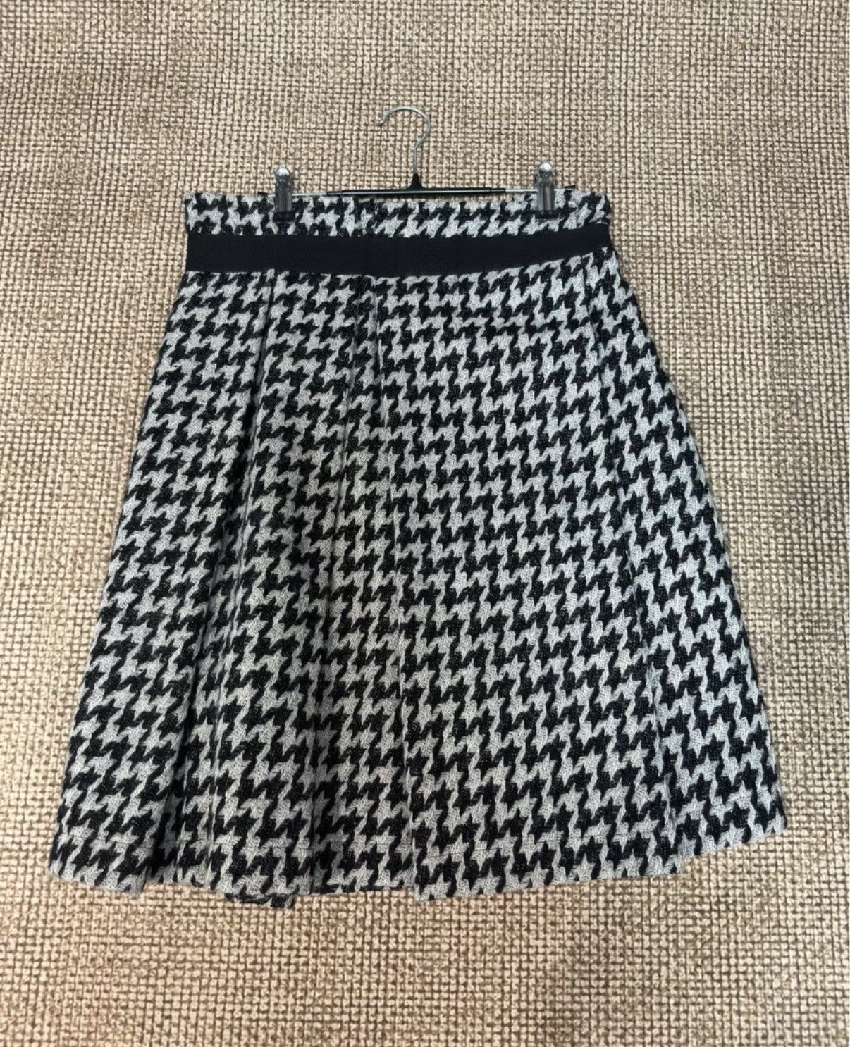Comme des Garcons Comme des Garçons Houndstooth Wool Blend Pleated Skirt K23 Size 25" / US 0 / IT 36 - 4 Thumbnail