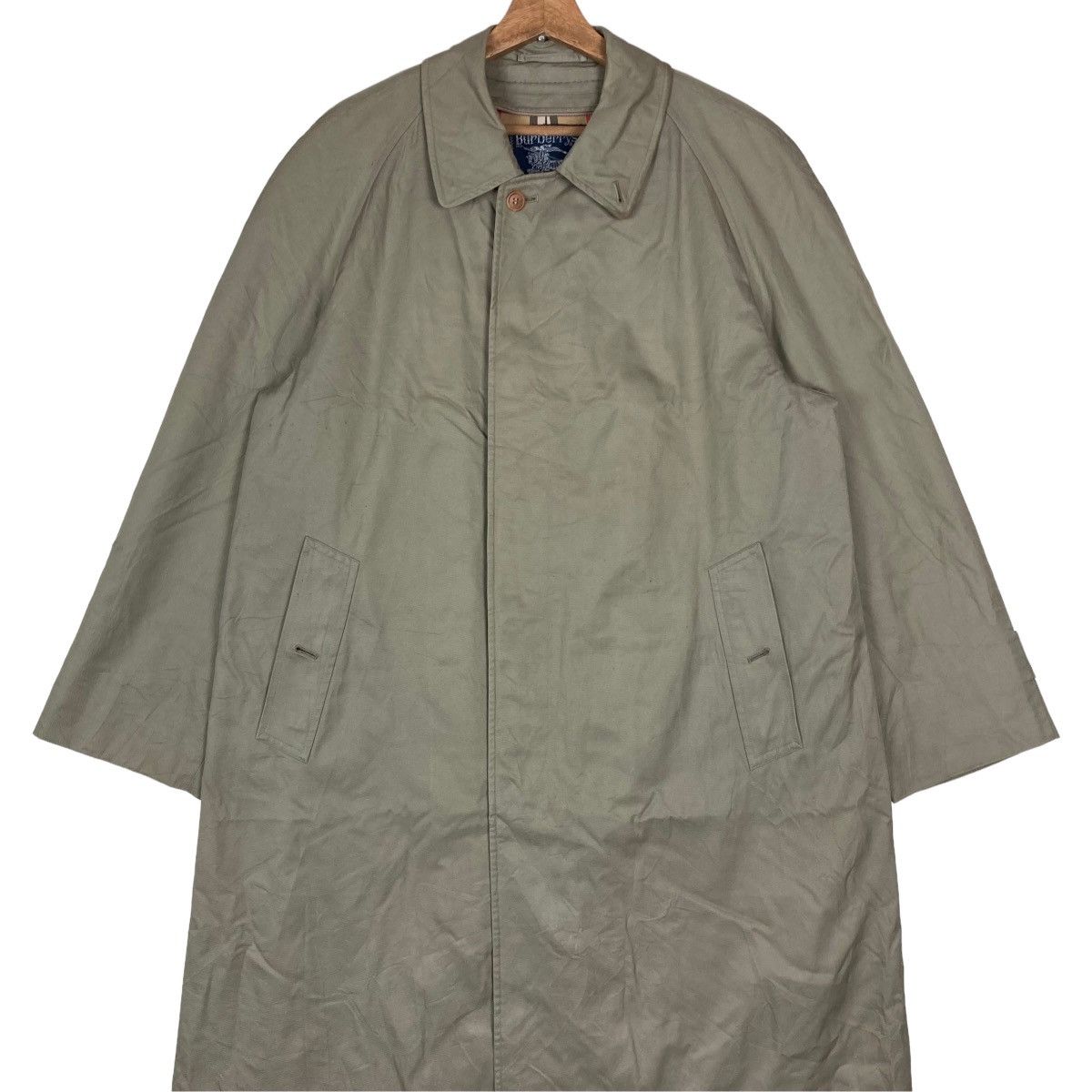 Burberry Burberrys Plaid Pattern Inside Trench Coat Jacket Size US M / EU 48-50 / 2 - 2 Thumbnail