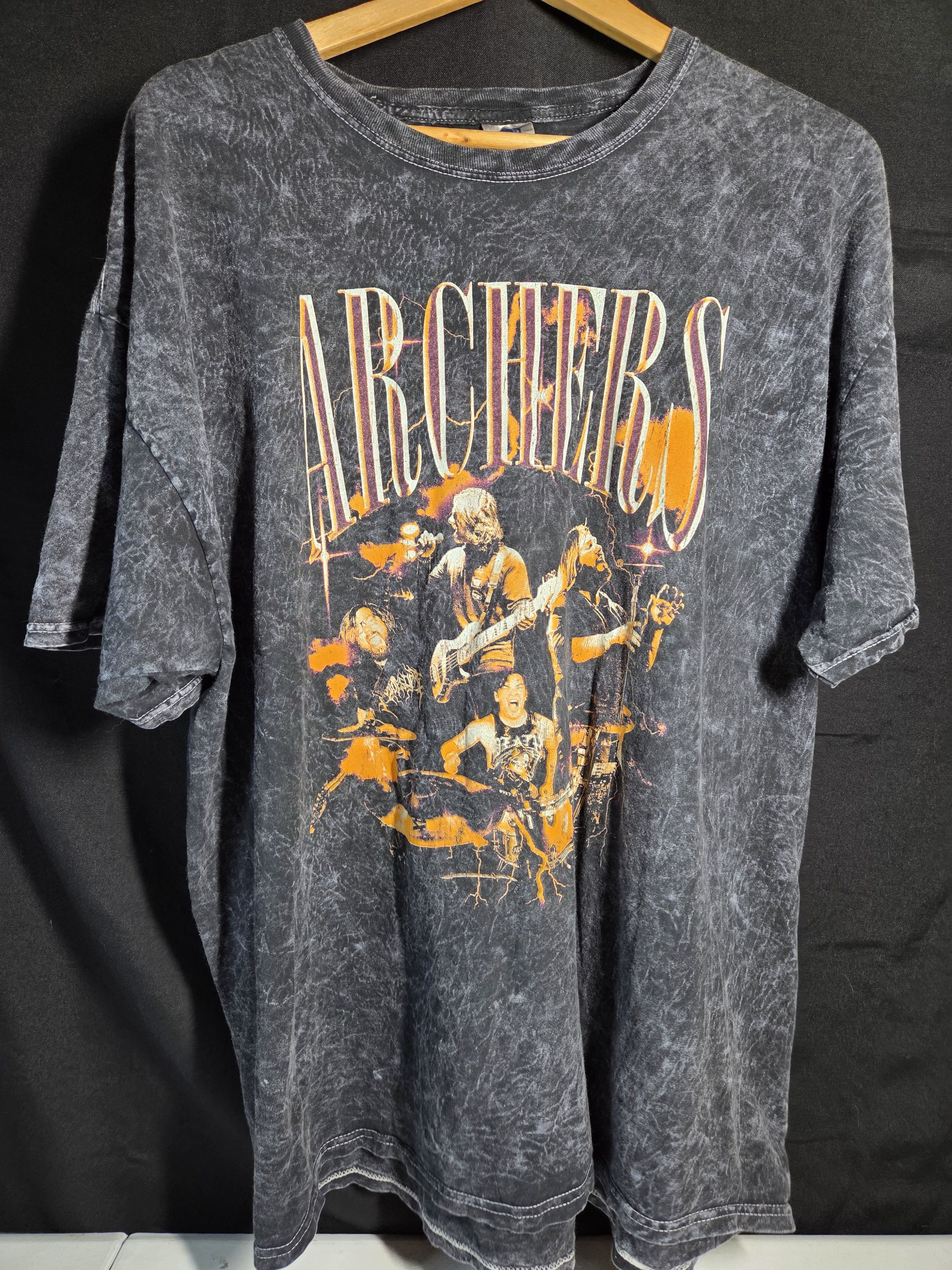Other Archers Winter Tour 2024 Acid Wash Graphic Band Tee 2XL Size US XXL / EU 58 / 5 - 1 Thumbnail