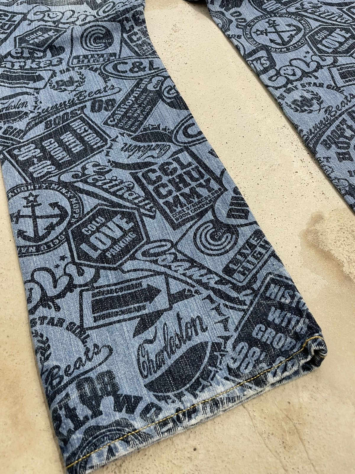 Hysteric Glamour Co Lu Full Printed Denim Hysteric Japanese Fashion Denim Size US 26 / EU 42 - 16 Thumbnail